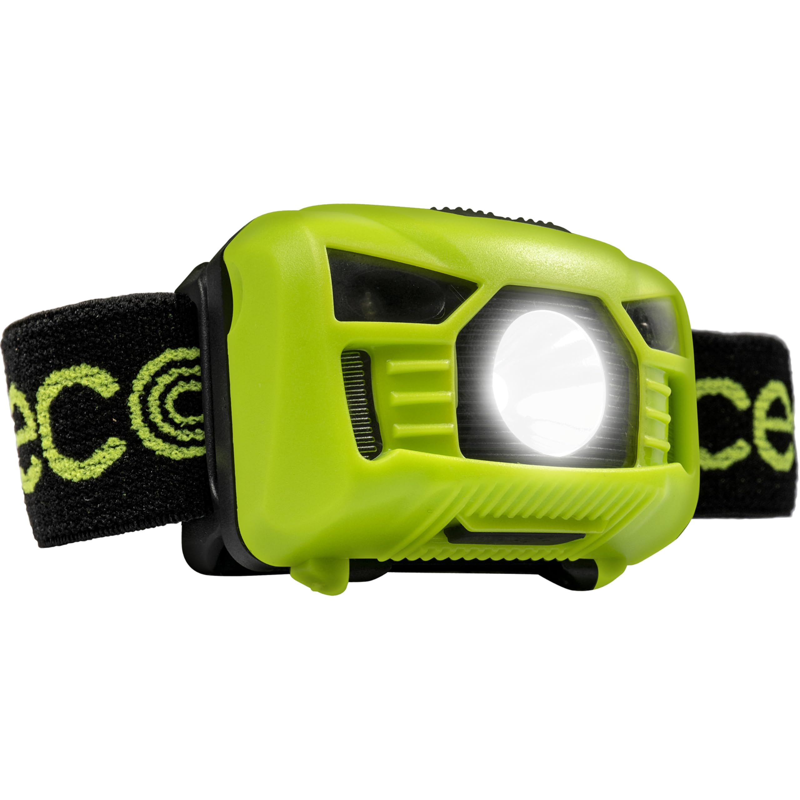 LILH15P65-01 LED Head Torch Rechargeable, 3 Watts, 150 Lumens, Black and Green