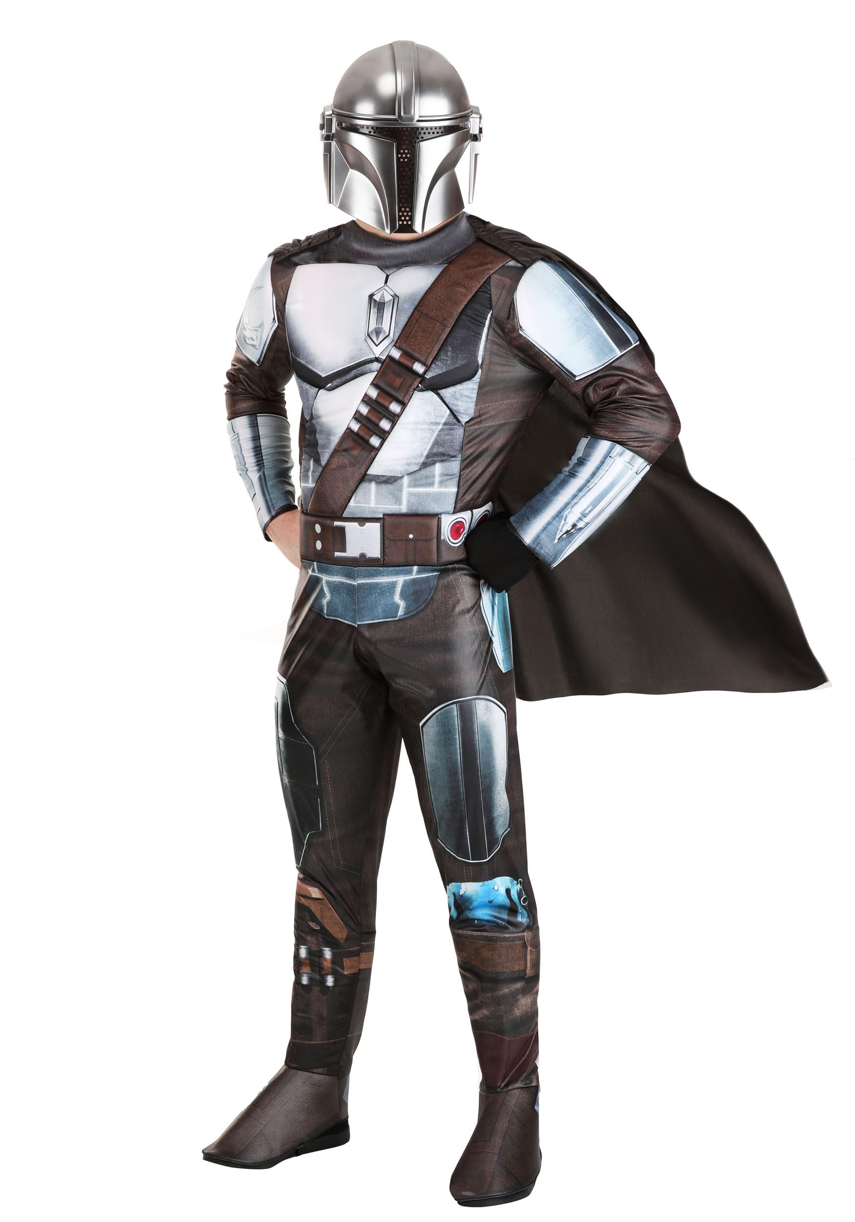 STAR WARS Deluxe kostium mandaloriański dla dorosłych, męski kostium na Halloween, oficjalna licencja