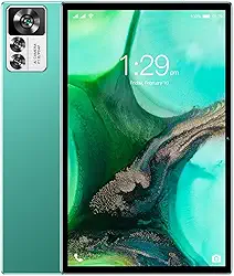 Tablet 12S Pro 10.1” Android 12, 4GB RAM 64GB ROM, Câmera 13MP, 4000mAh, Tela HD, 4G - Sem Marca - Ideal para Estudo e Tarefas Básicas (verde)