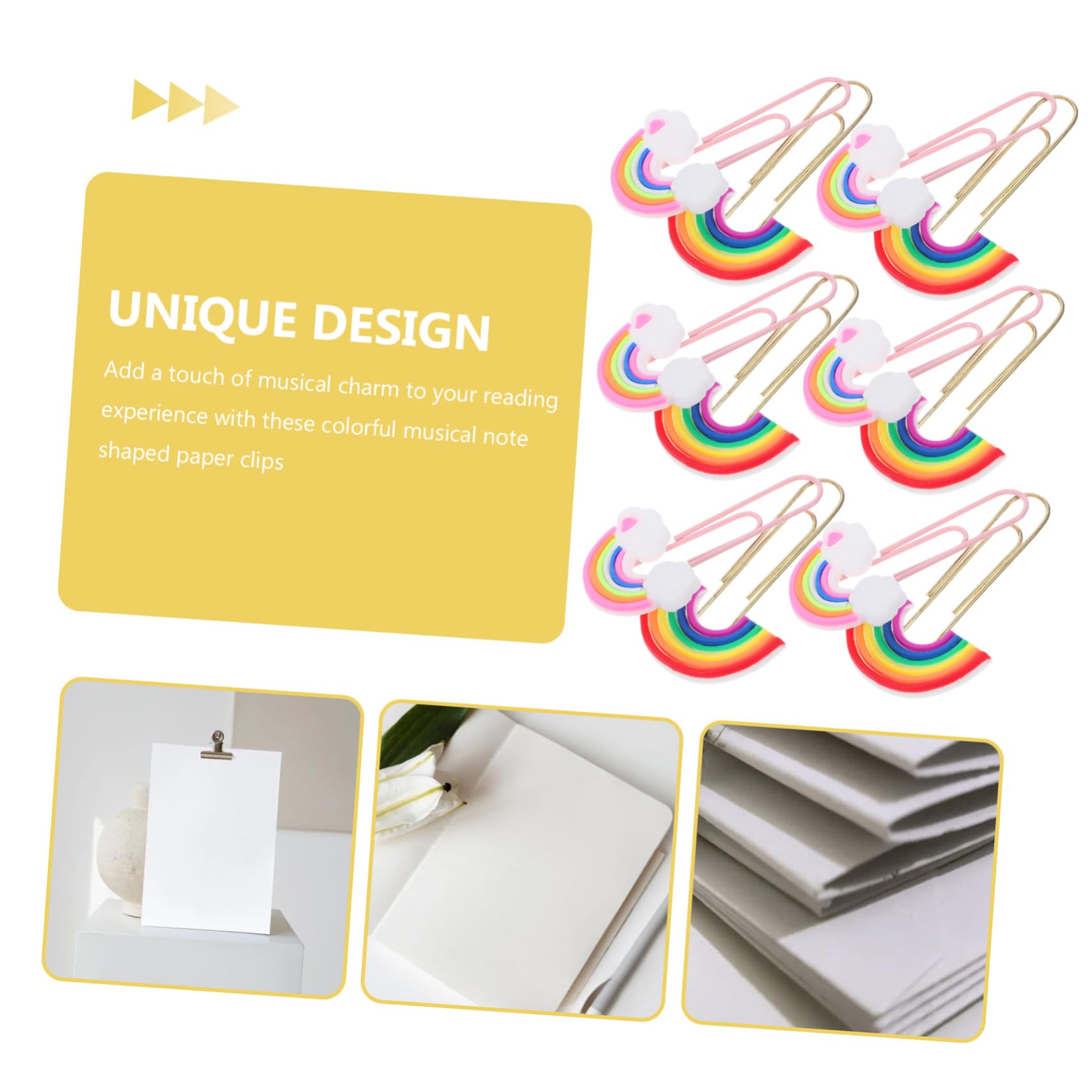 Operitacx 80 Pz Graffetta Arcobaleno Graffette Di Dimensioni Assortite Posizionare La Clip Graffette Piccole Graffette Metalliche File Morsetto Carta Modellazione Libri Pvc Ufficio