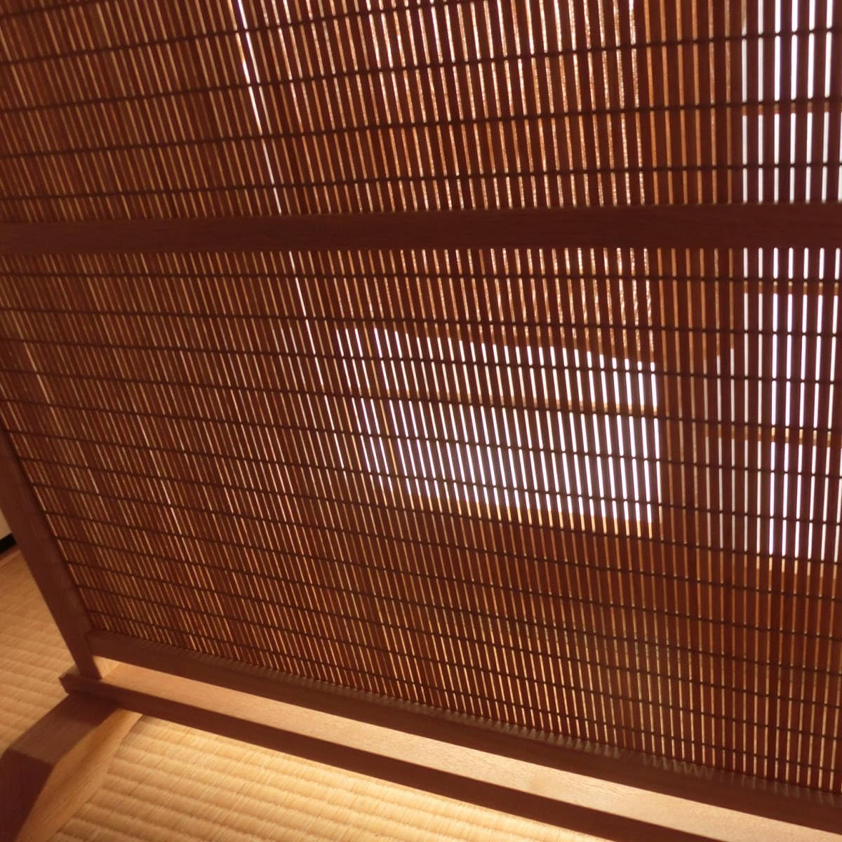 木製 和風 衝立 楢無垢材 衝立 ついたて パーテーション 間仕切り 天然 