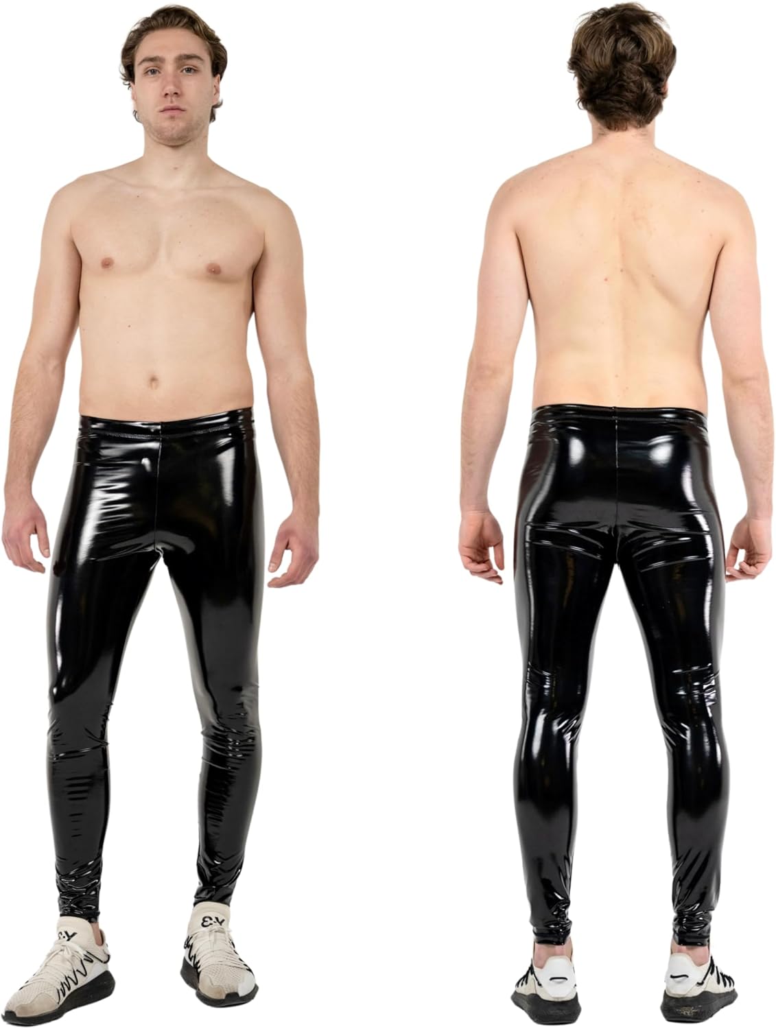 Kapow Meggings High Gloss Vinyl Men's Leggings - Image 2
