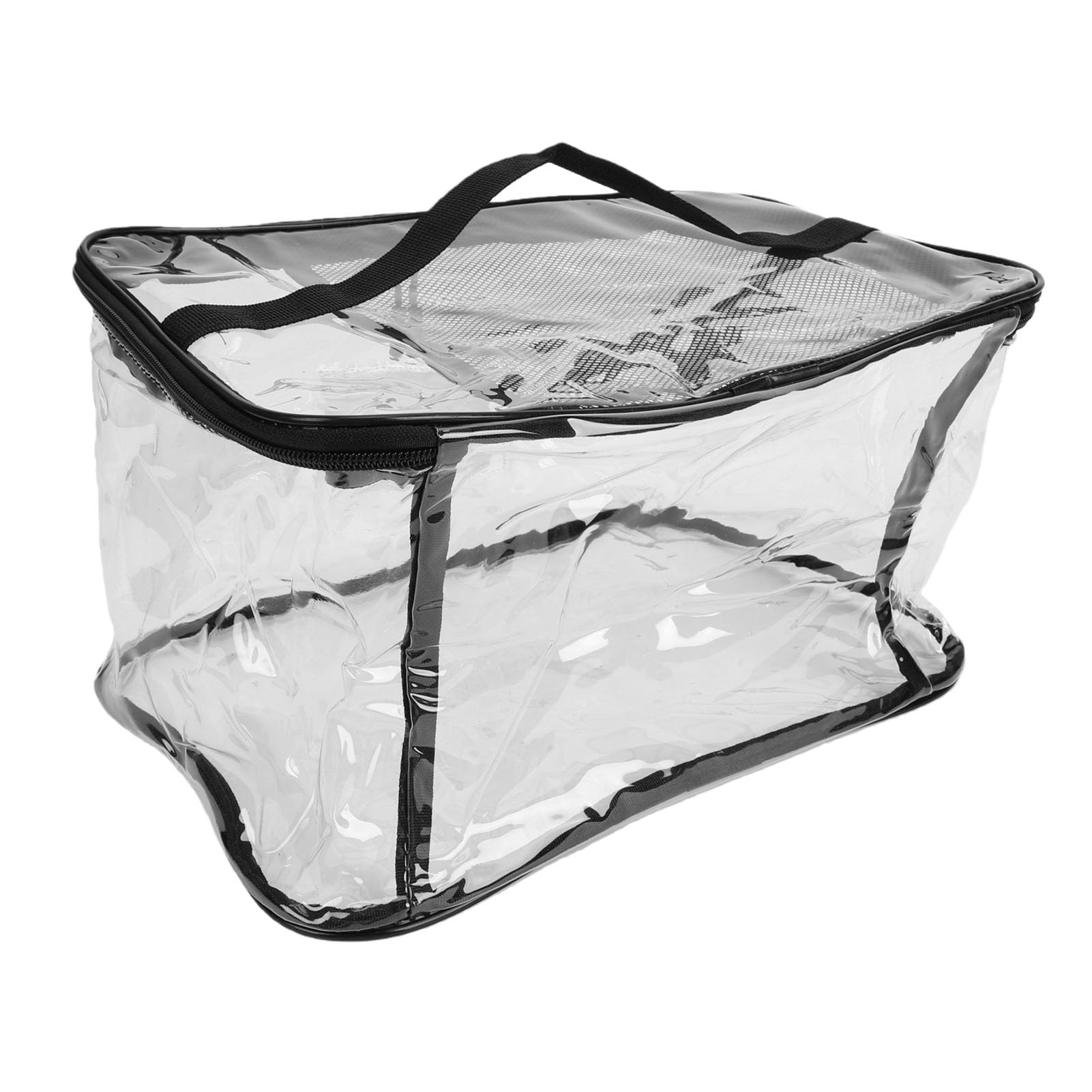YUYTE Bolsa de Almacenamiento de Juguetes Transparente Organizador de Bloques de Construcción para Niños con Asas con Cremallera a Prueba de Polvo de PVC Transparente para Juguete