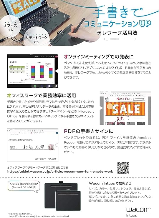 Wacom Intuos Small Basic TCTL-4100/K2 Pen Tablet, Board Tab, Drawing Software, Black, Android Compatible