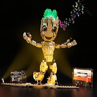 Led Light Kit for Lego Groot 76217 Building Kit (No Model, Only Light kit), Creative Lighting Kit Compatible with Lego Marvel I am Groot Building Set
