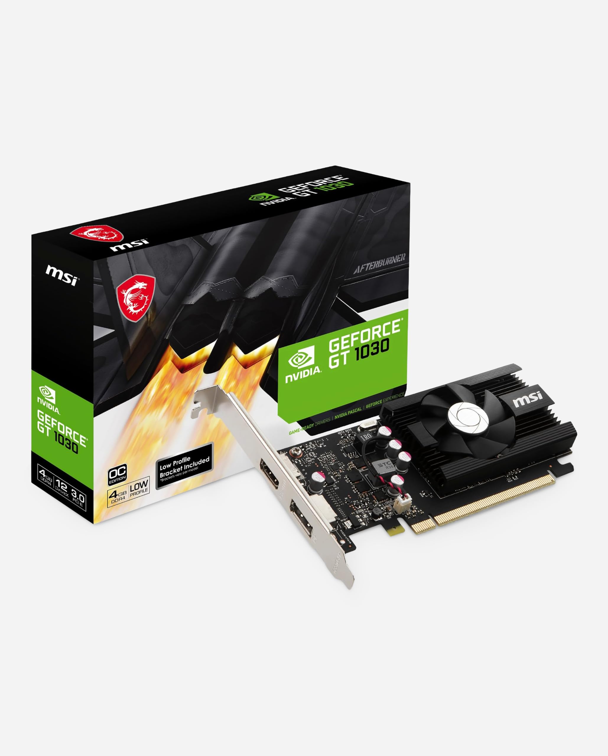 Amazon | msi Gaming GeForce GT 1030 4GB DDR4 64ビット HDCP DirectX