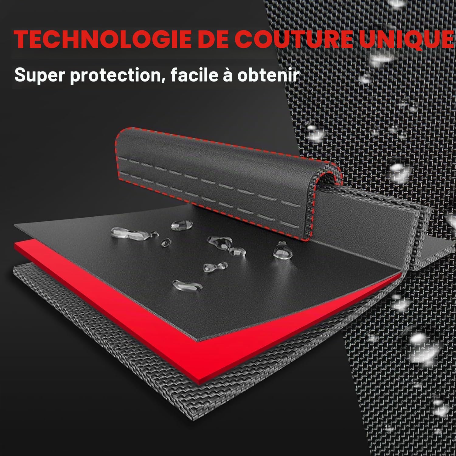 Zettum Housses de oeuf suspendu 114 x 83 x 172 cm, Couverture de Fauteuil Suspendu imperméable et robuste pour balancelle de terrasse à suspendre avec revêtement PU Housses pour mobilier de jardin