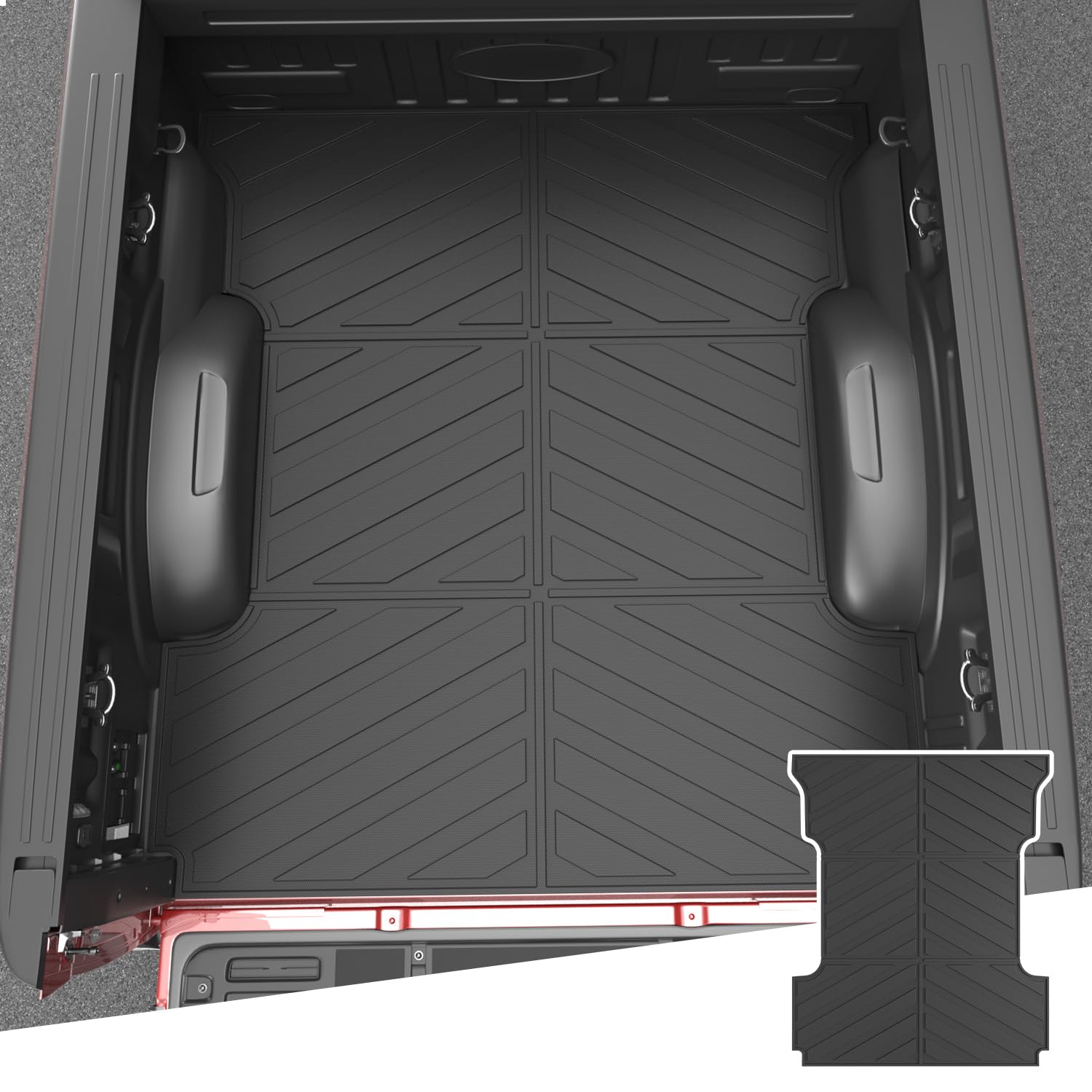 6.5Ft Bed Mat Compatible with 2015-2024 Ford F150 Truck Mat Bed Liner Replacement for 2015-2024 Ford F-150 Accessories?6.5Ft Truck Bed Mat?