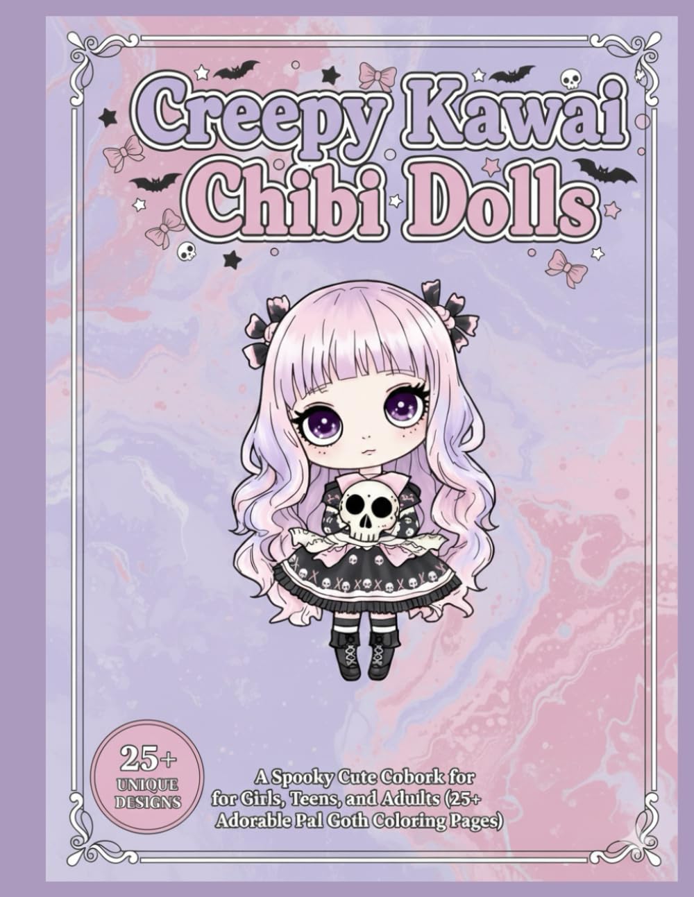 Creepy Kawaii Chibi Dolls: A Spooky Cute Coloring Book for Girls, Teens, and Adults