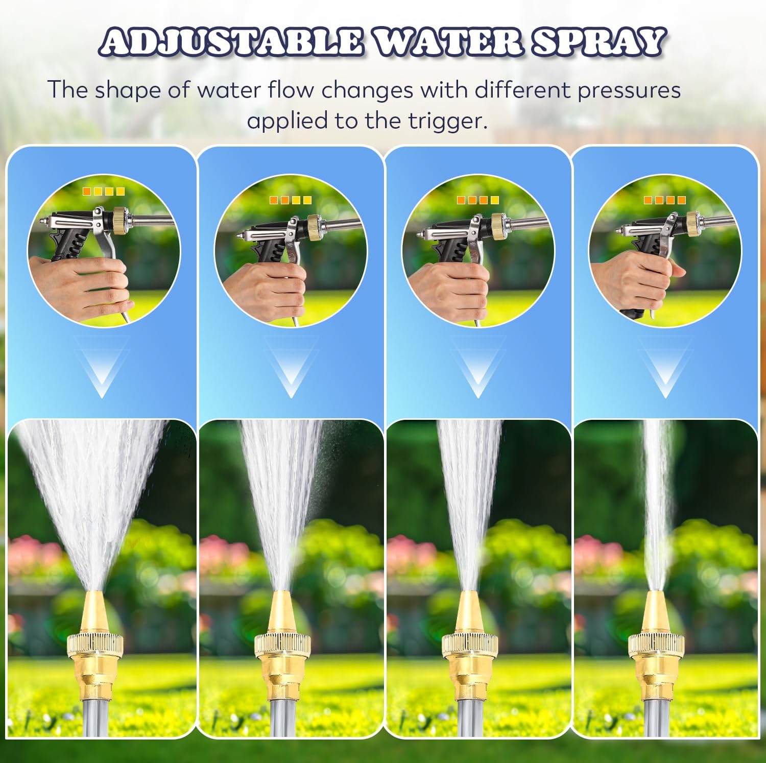 Moongiantgo Car Washer Pump Kit, 12V 170PSI 1.85GPM Boat Washdown Deck Wash Pump Kit with 19.7Ft Hose, Portable Pressure Washer for Car, Boat, RV Camping, Marine, Yacht, Home, Garden (A)