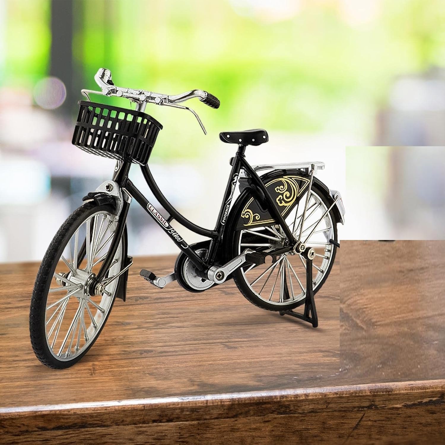 1:8 Scale Die-Cast Alloy Mini BMX Mountain Bike Finger Bicycle Toy Desktop Decoration Crafts for Cycling Lovers Bike Racers Athletes Children Boys and Girls (1:8 Mini BMX Mountain Bicycle Red-1) 3
