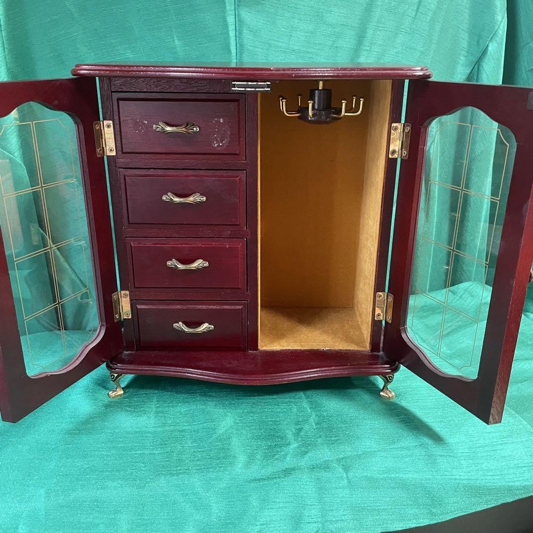 【新品】アンティーク　昭和　レトロ　オルゴール付きジュエリーボックス 昭和レトロ プリンスオルゴール ジュエリーボックス - メルカリ