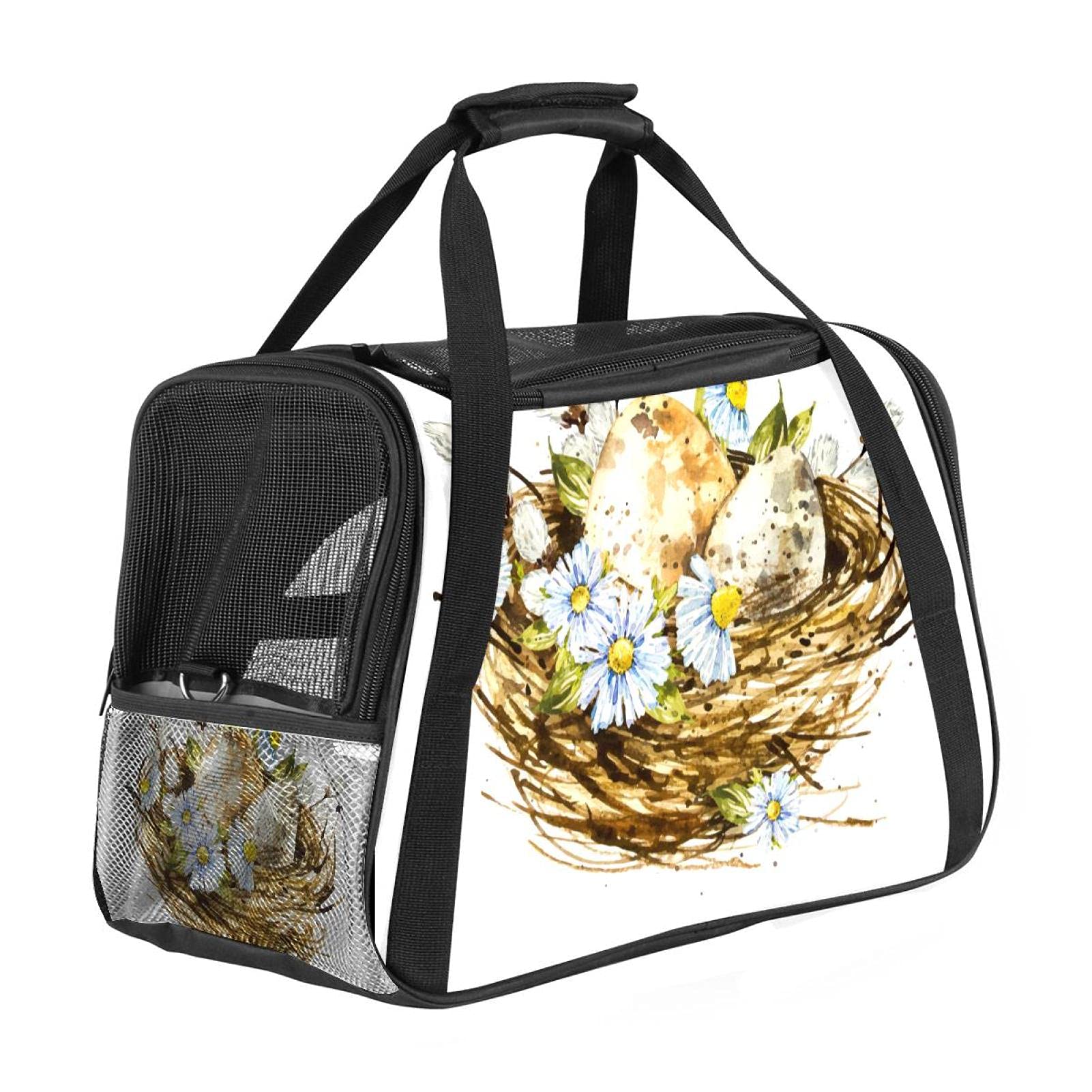 Sac de transport pour chat et chien portable aquarelle homologué avion