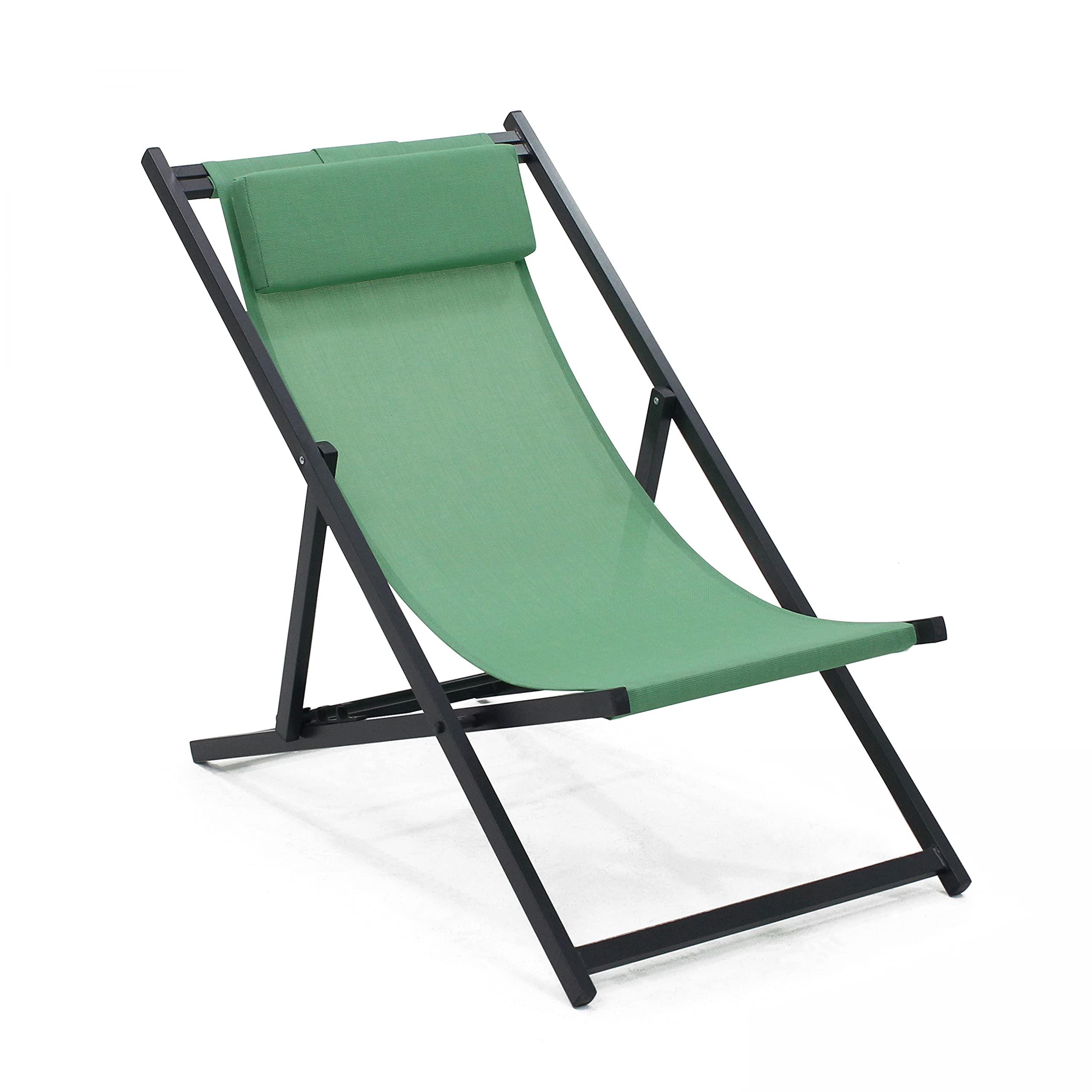 Oviala - Tavolo Da Giardino Rettangolare In Alluminio Verde Scuro