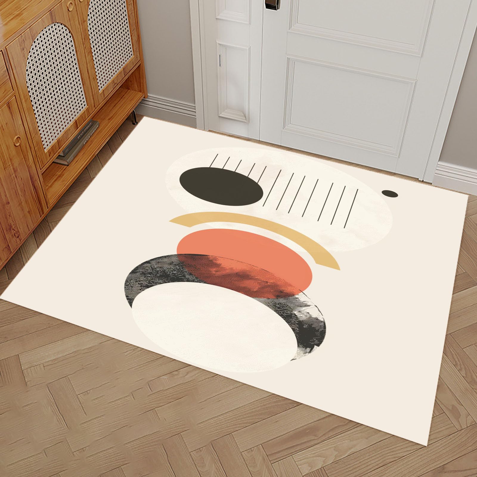 Paillasson Bohème 80x120cm abstrait tapis de sol lavable