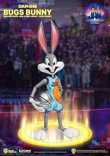 Miniatura 6 de Beast Kingdom Space Jam: A New Legacy: Bugs Bunny DAH-048 Figura de acción dinámica de 8 ction Heroes, multicolor