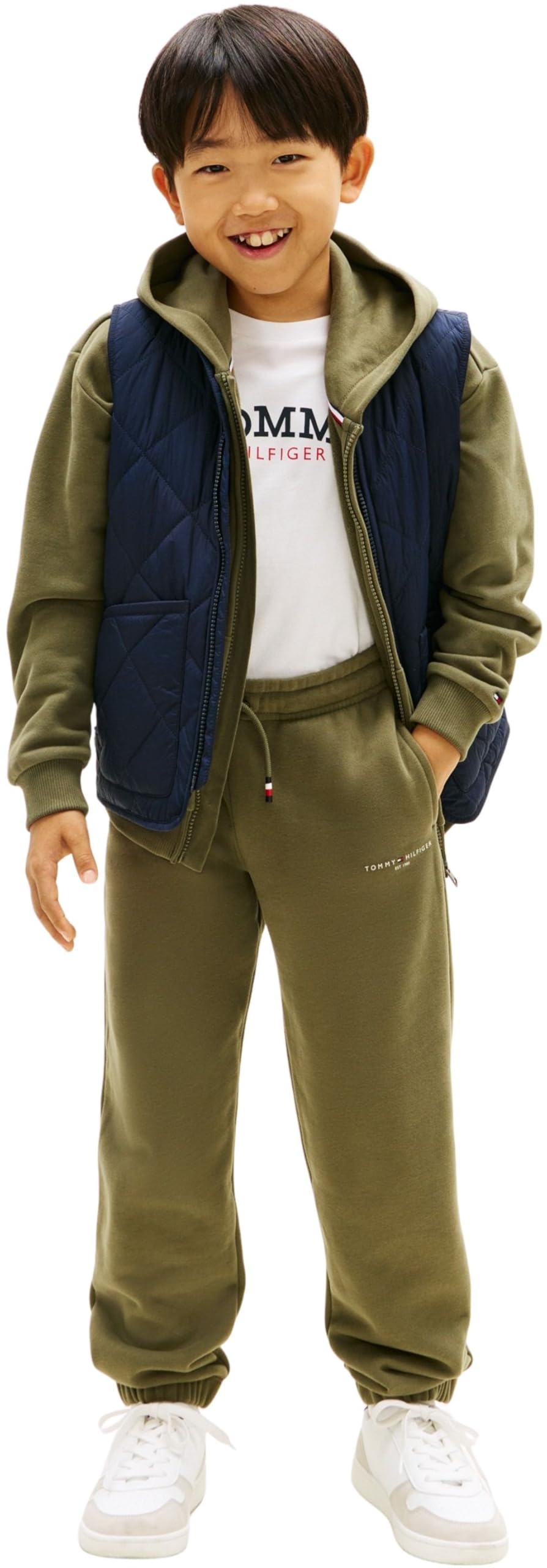 Tommy Hilfiger - Mini Corp Sweatpants Ks0ks00662, Pantaloni da Tuta Unisex - Bambini e Ragazzi