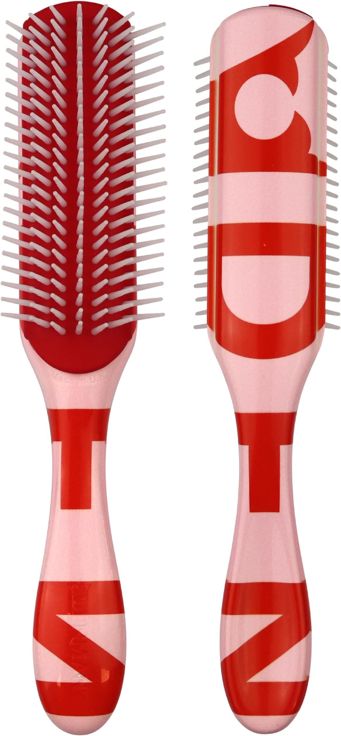 D3 Original Curl Definer & Styler, Curly Hair Brush for Women & Men – 7 Row Detangling & Curl Defining Brush for Smooth Defined Curls - a precision Styling Brush for straight hair