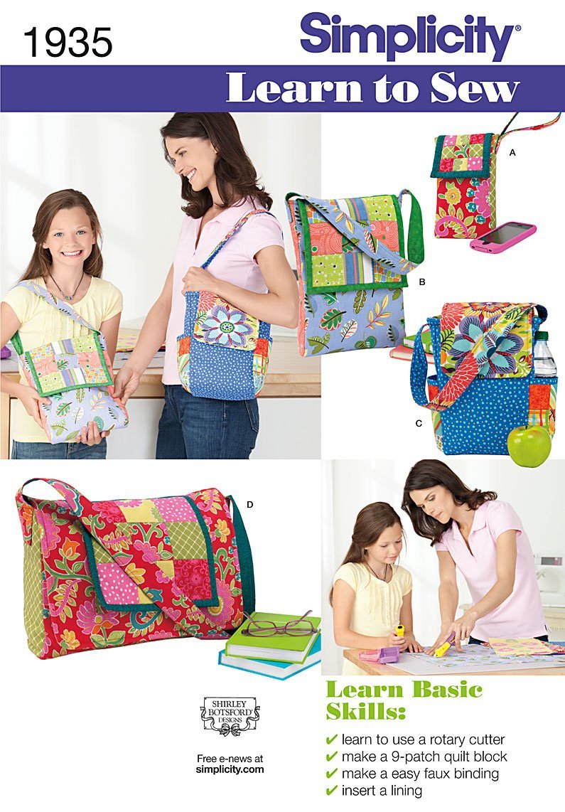 Simplicity 1935 sac à la taille : apprenez la couture facilement et sans stress