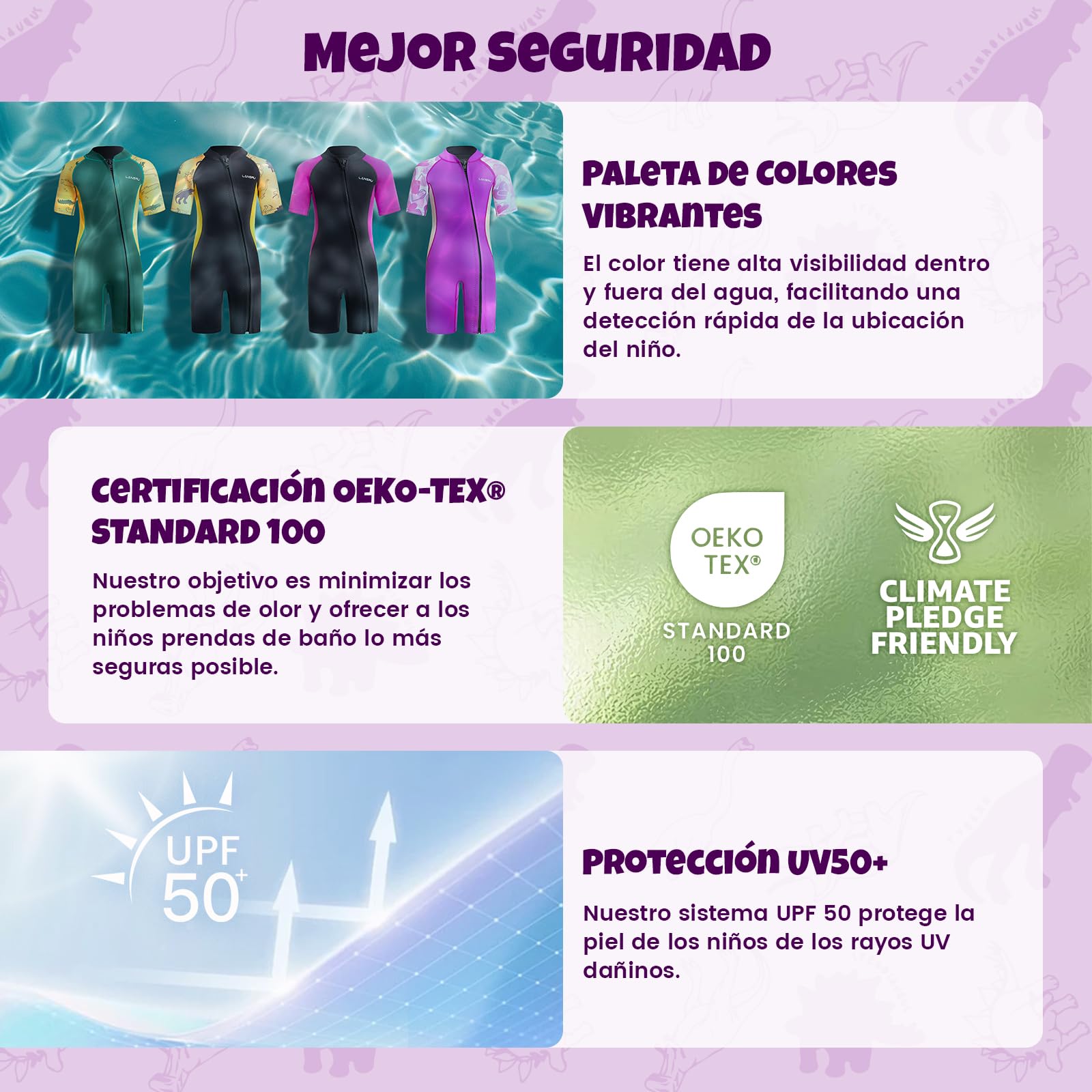 Traje de Neopreno para niños – 2,0 mm Corto Neopreno para niños, pionero Cremallera Completa, protección UV, Traje térmico para Surf, natación y Buceo