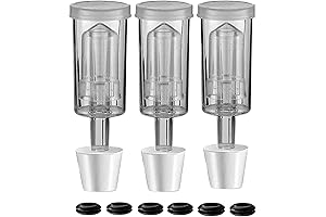Best 3 Piece Carboy Airlock Set for Brewing