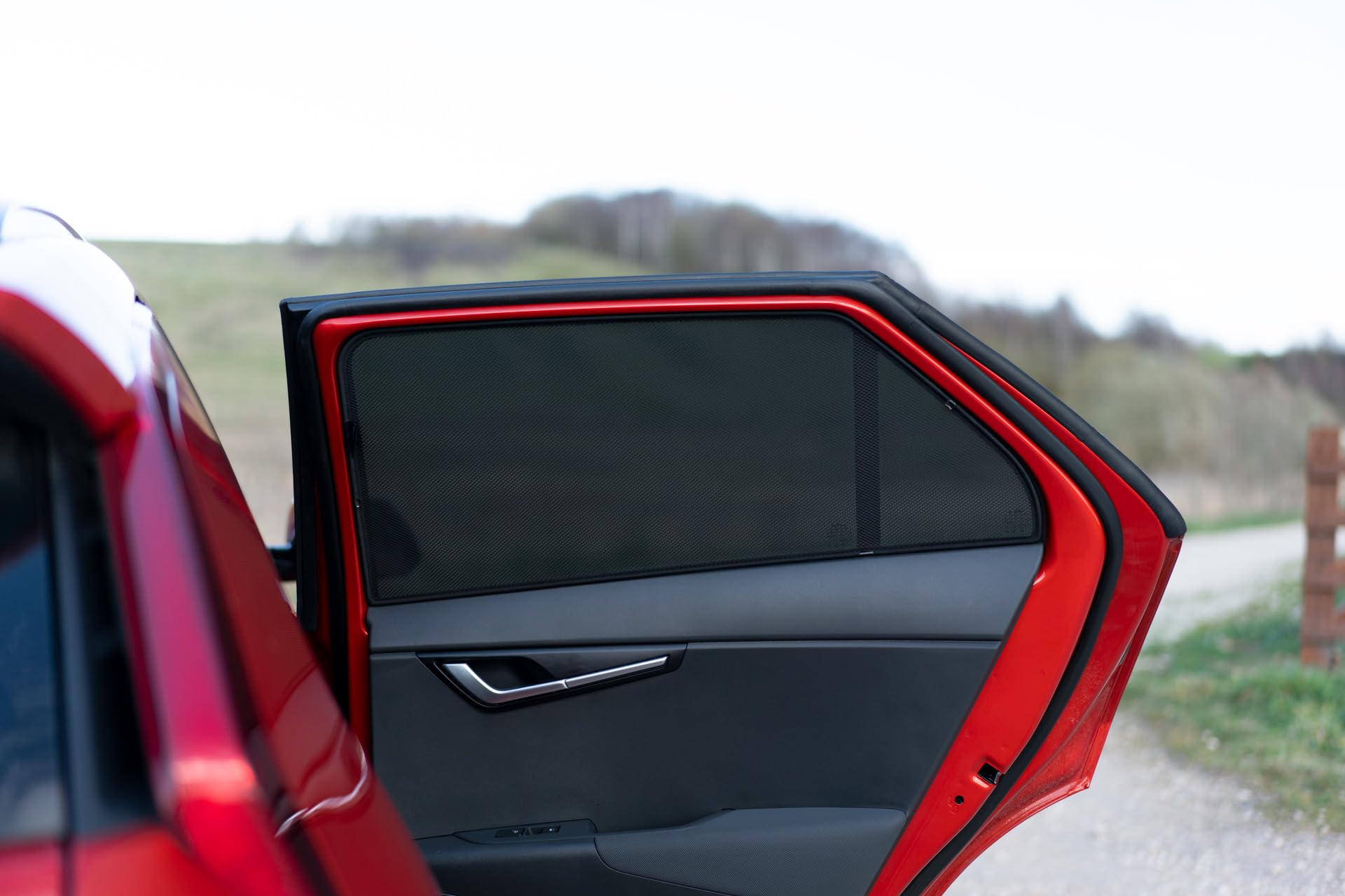 CAR SHADES Juego (Puertas traseras) Compatible con Kia Niro II 2022- (2-Partes) cortinillas Parasol a Medida