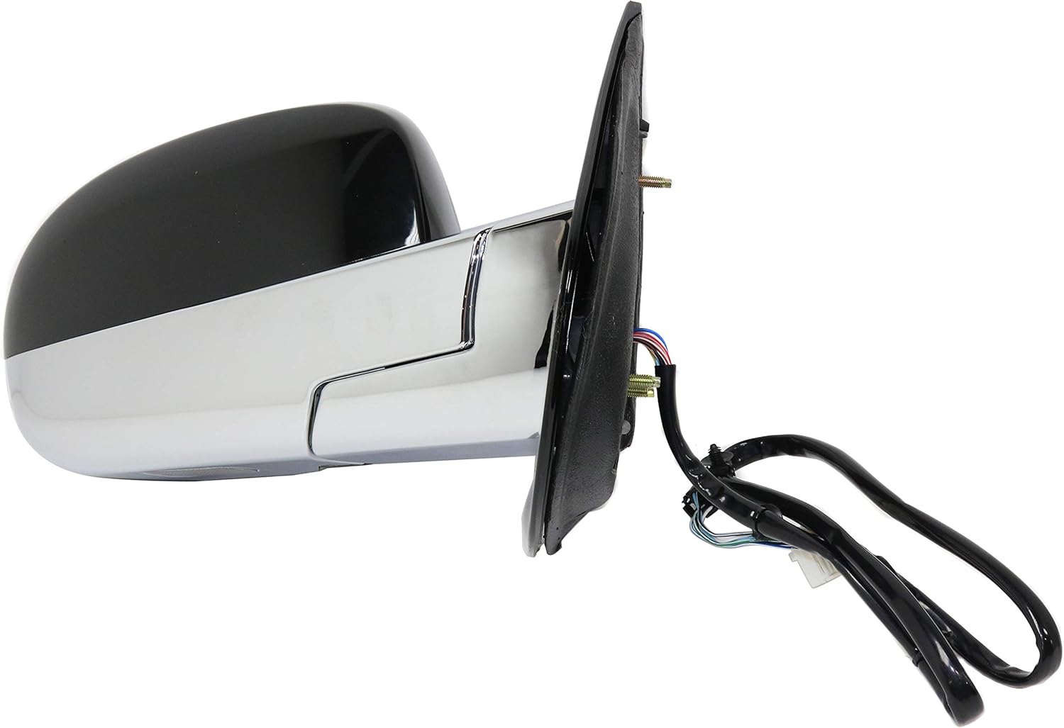 Garage-Pro Passenger Side Power Heated Door Mirror For Cadillac Escalade Escalade ESV 2007-2014, Power Fold With Signal Light, Memory & Puddle Lamp, Without Blind Spot Monitor, Chrome