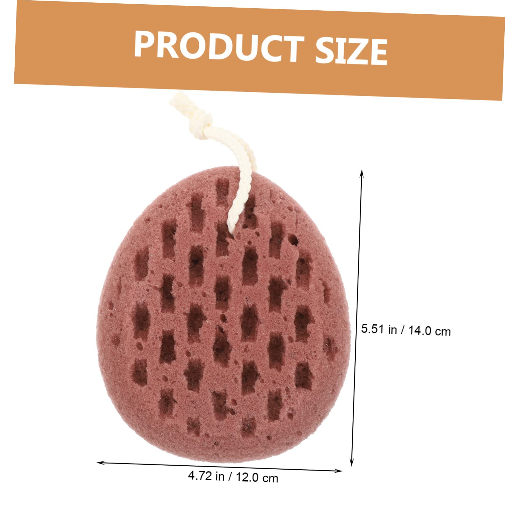 Healeved 4piezas Esponja De Baño y Reutilizable Para Cuerpo Exfoliante Natural Para Masaje y Limpieza Para Bebés y Fiestas