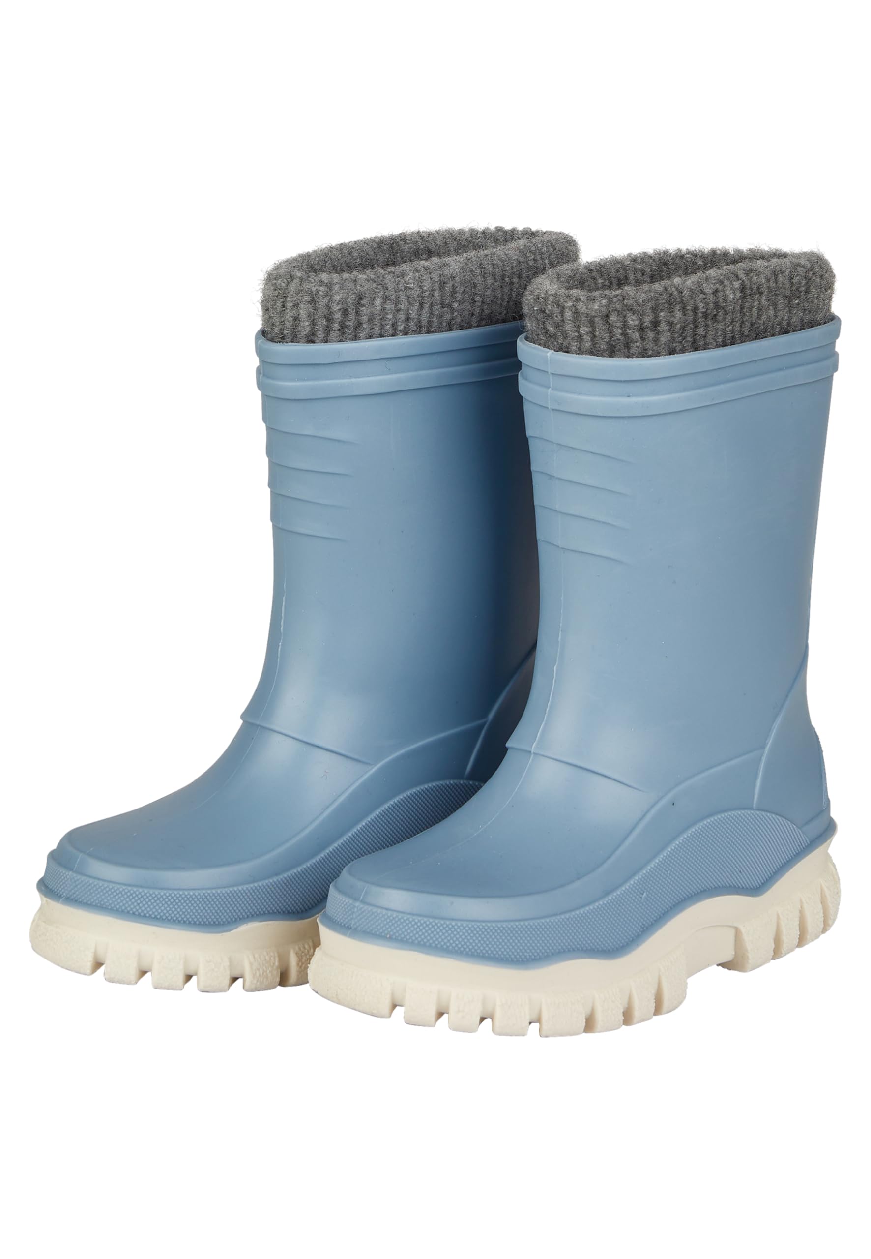 Sterntaler Gummistiefel uni gefüttert - Unisex Kinder Regenstiefel mit herausnehmbarem Innenschuh - warme wasserdichte Kinderstiefel - Matsch- und Regenschuhe