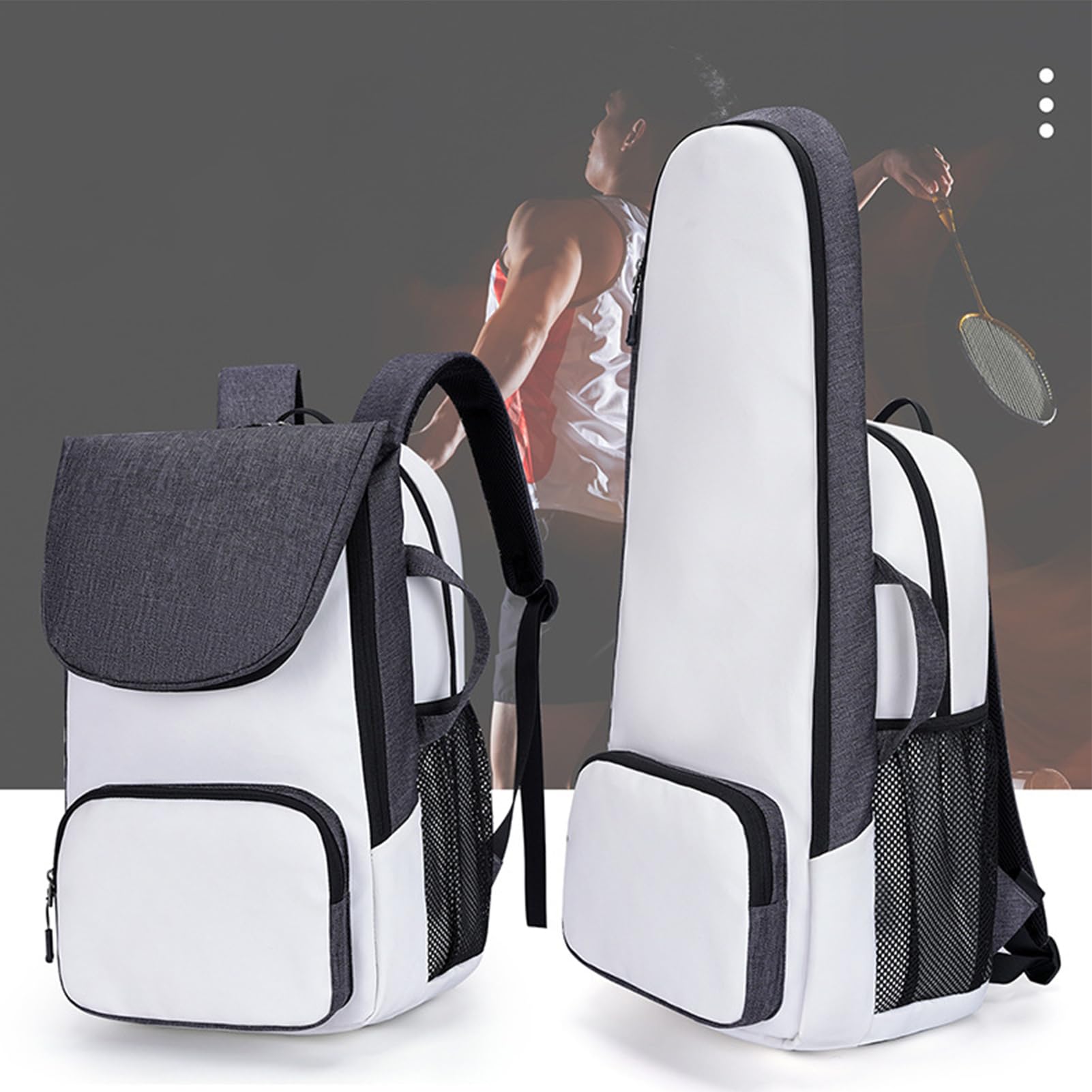 Plecak Tenisowy Torba Duffle Organizer Do Sprzętu Z Ochraniaczami Na | Torba Na Rakiety Do Badmintona I Tenisa Na Ręczniki, Rodzinę I Przyjaciół, Sport, Siłownię, Plażę,