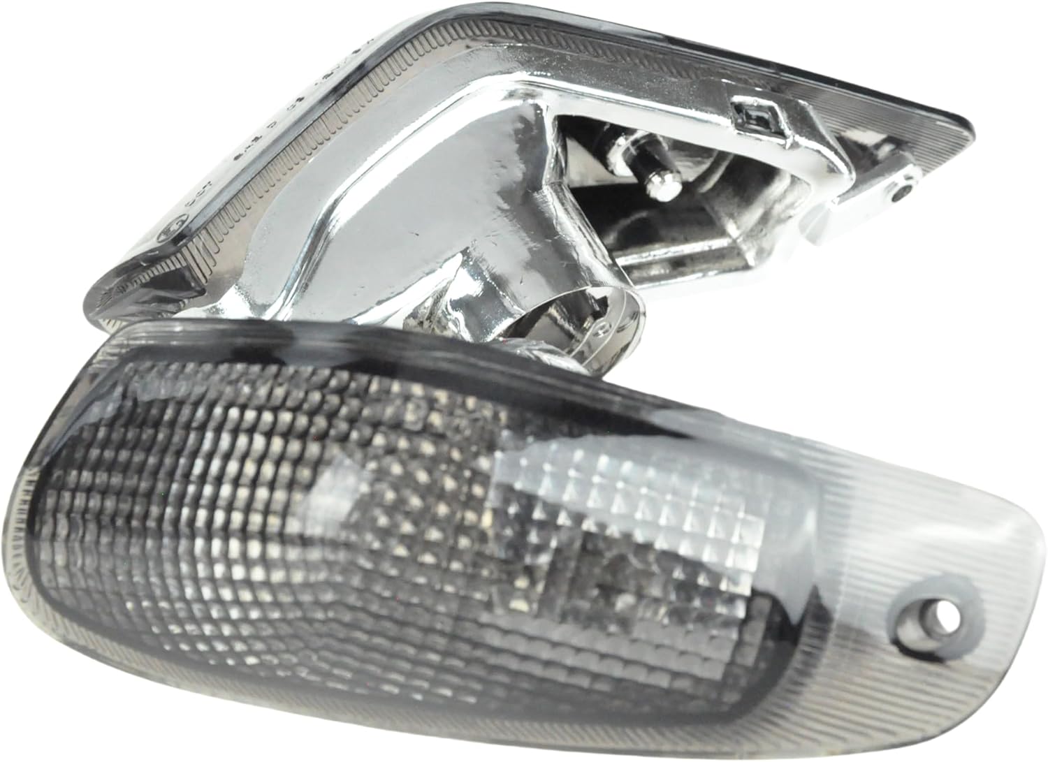 TOPZONE Front Turn Signal Idicator Blinker Light Lamp Lens Fit for Kawasaki 1990-2000-01-02-03-04-2005 ZX600 Ninja ZX-6；1993-94-95-96-2006 ZX600 ZZ-R600; (Smoke)