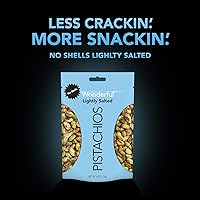 Vista 4 de Wonderful Pistachio - Pistachos con cáscara ligeramente salados, 6 onzas