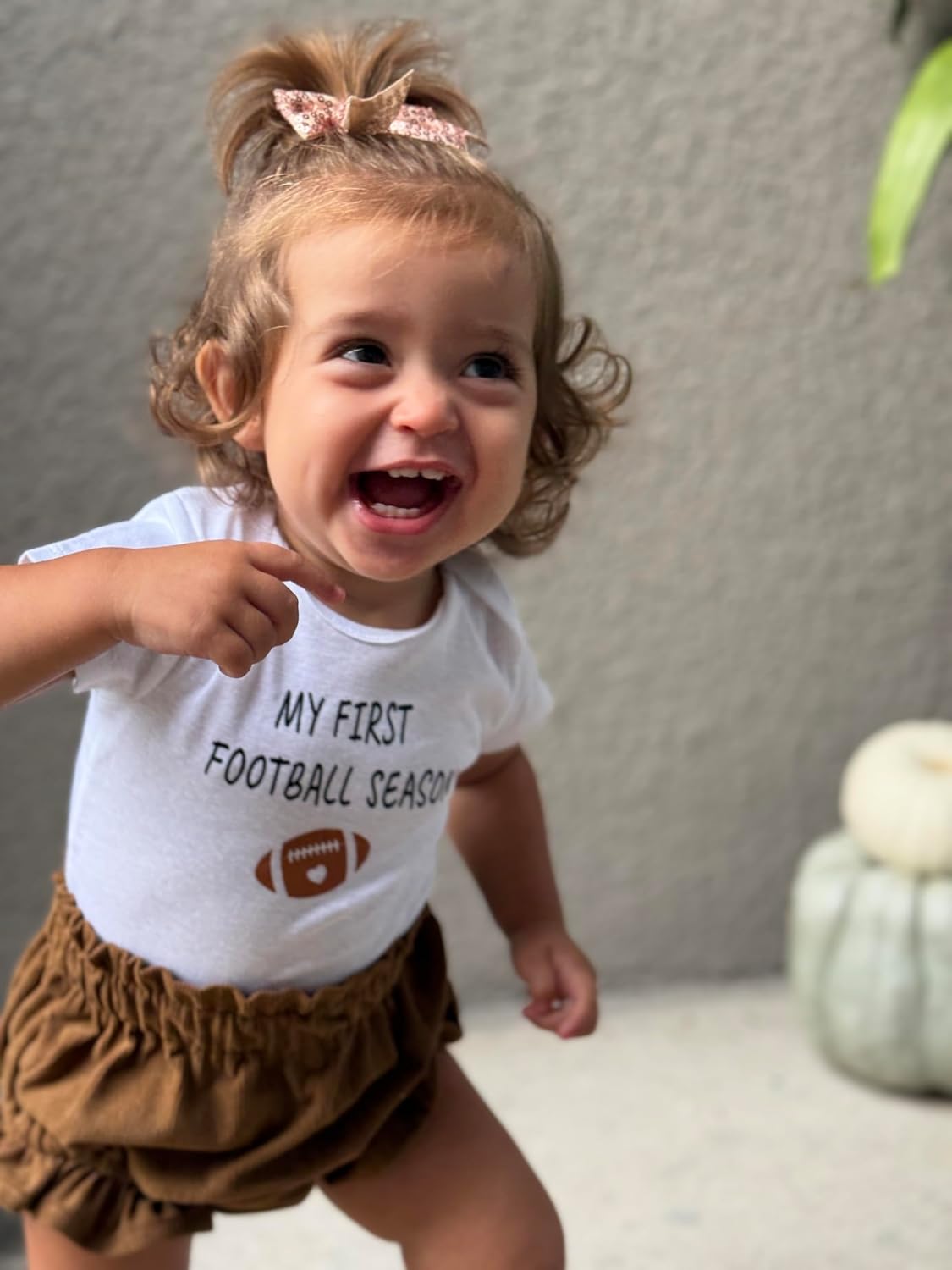 Ink Trendz My First Football Season Cute Onesie | Sunday Football | Baby Onesie Football Season Baby Onesies®