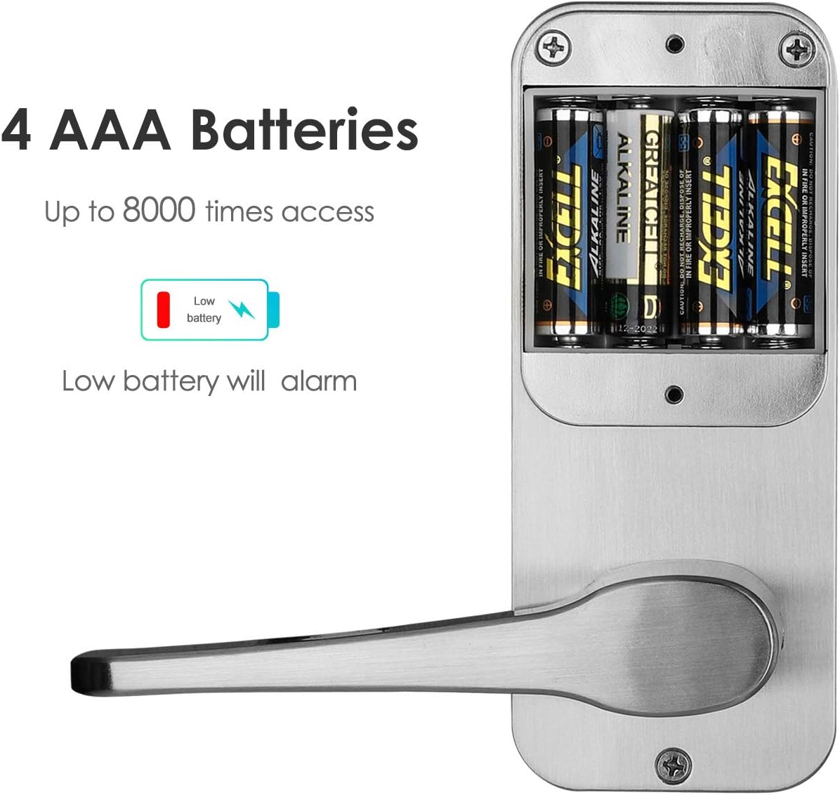 VOLIBeL A32B smart lock keypad in use on a door