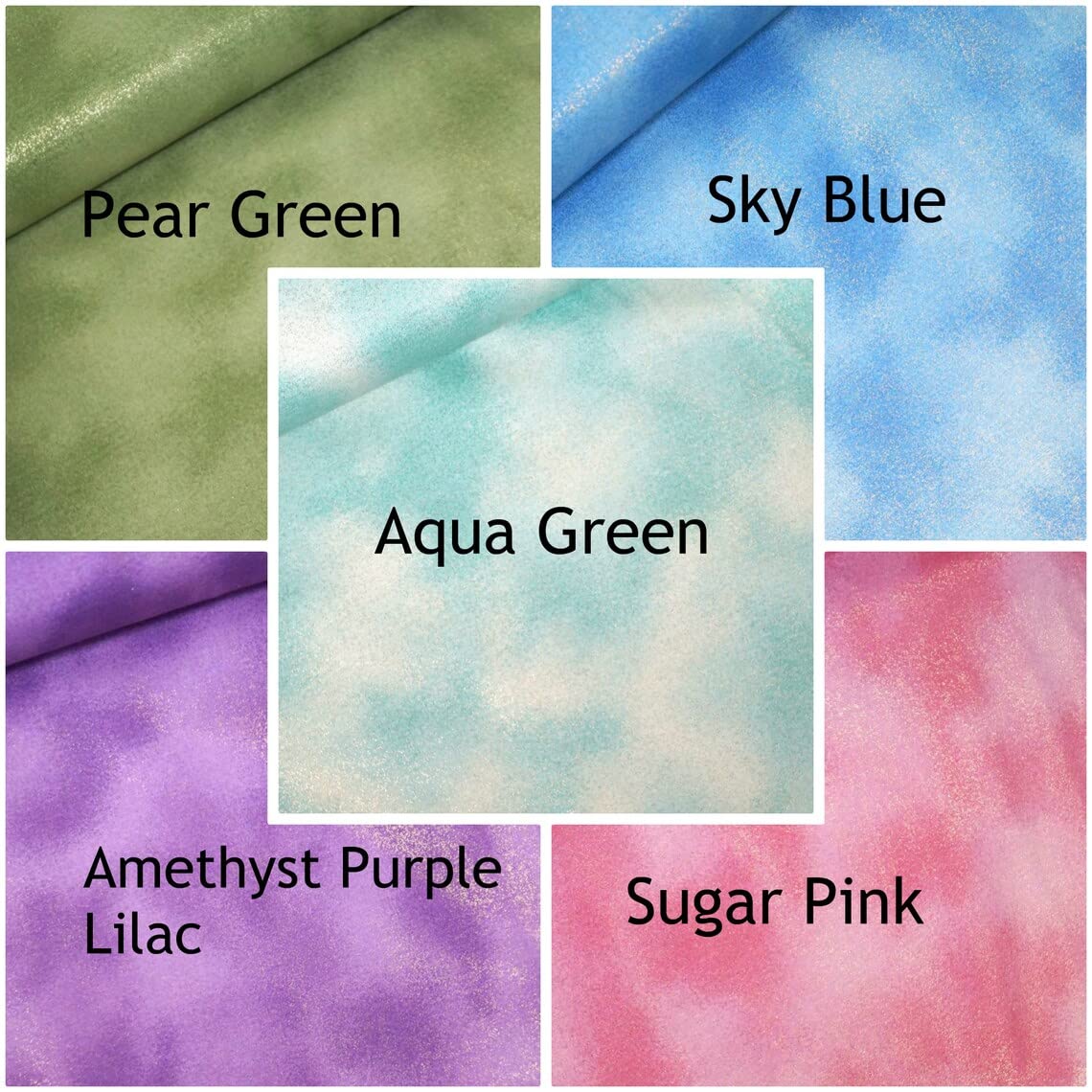 Balsara's Fat Quarter | Sparkle Ombre Fairy Dust Fabric 100% Egyptian Cotton Cloud Effect Quilting Dressmaking Crafts Kids Fabric (Amethyst Purplelilac)