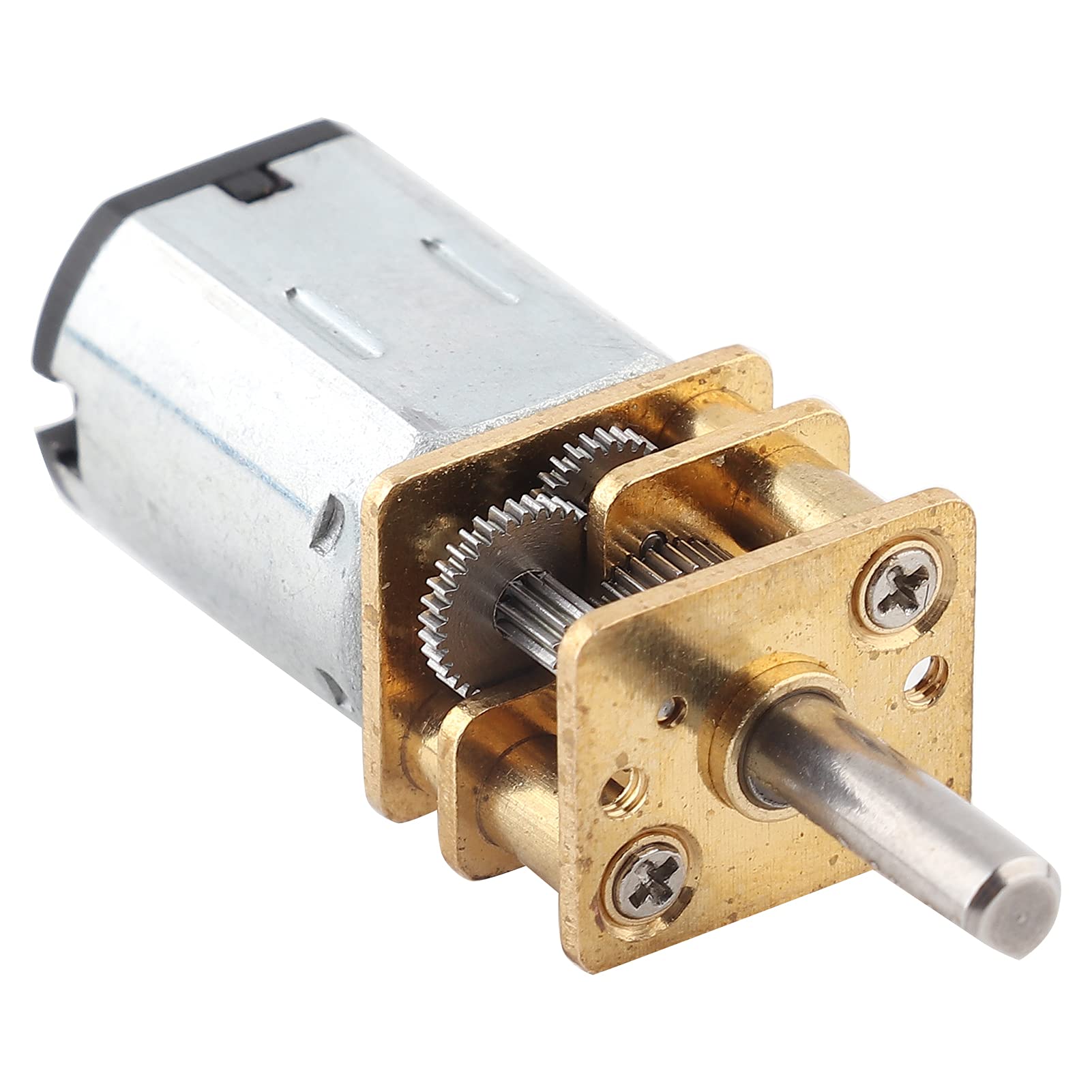 Garosa GA12-N20 DC 3V Gear Motor with Metal - Low Noise High Torque Reducer 15-1000RPM Adjustable Speed Geared Motor (300RPM)