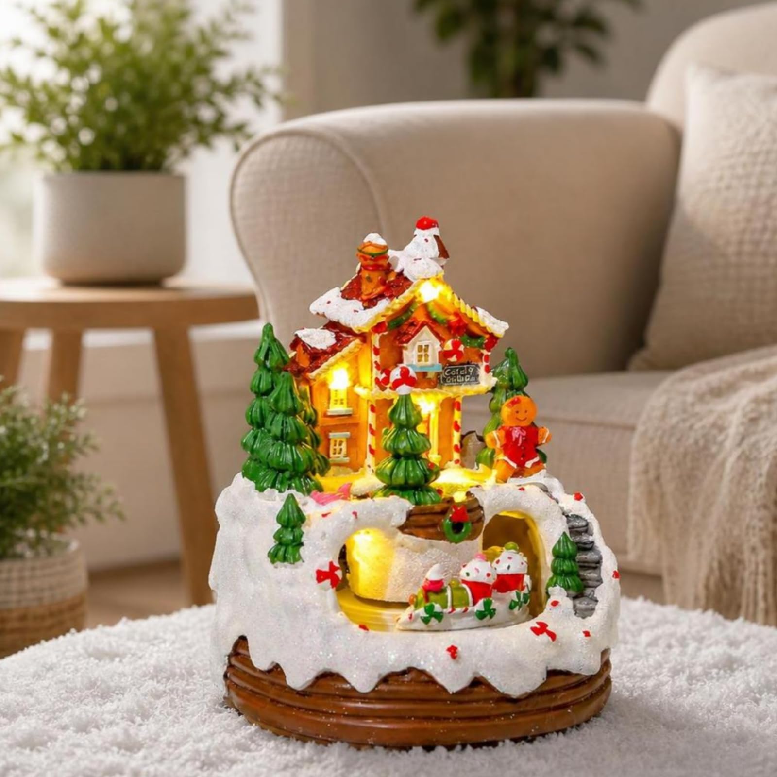 B Baosity Village Noël avec Éclairage