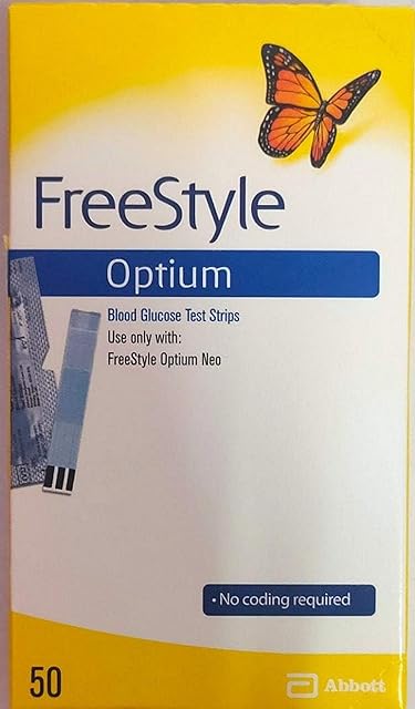 Freestyle Optium Blood Glucose 1 x 50 Test Strips