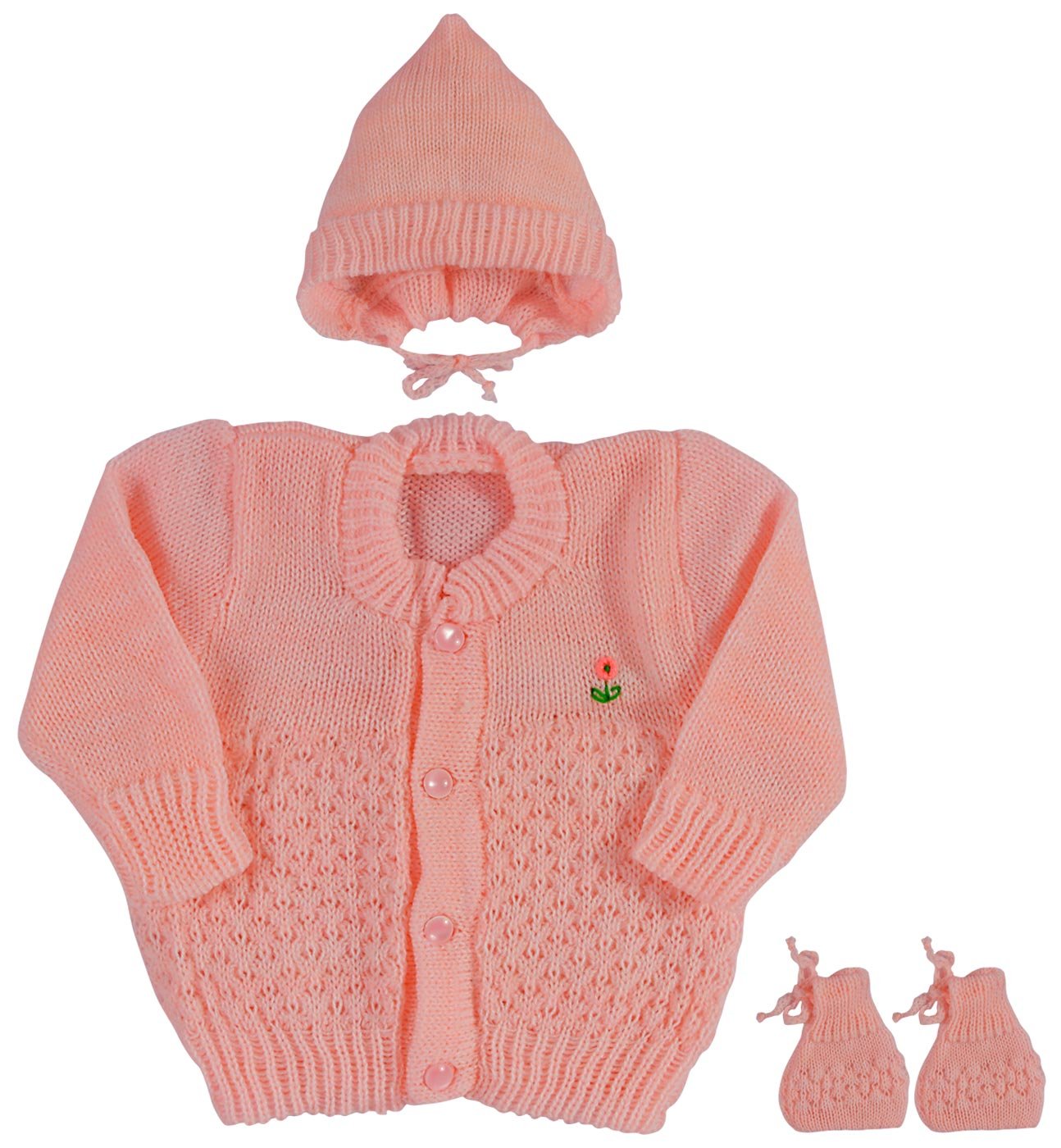 Montu Bunty WearNew Born Baby Clothes Set 0-3 Months | Woollen Sweater | Born Baby