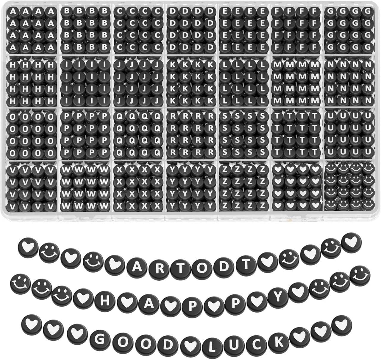 Bracelet Making Set, Clay Kit, Macaron Color for Bracelet Making for Girls Kids, Letter with Unicorn Pendants, Crystal Star Flower Hair Beads Set.