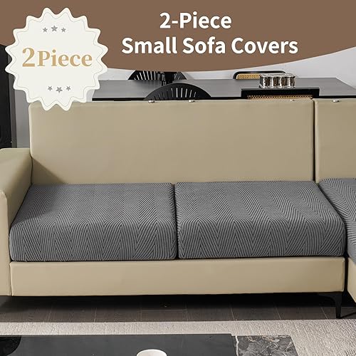 Miniatura 3 de Fundas de cojín para sofá seccional, fundas de sofá de asiento elásticas individuales resistentes al desgaste para cojines de sofá, funda de asiento