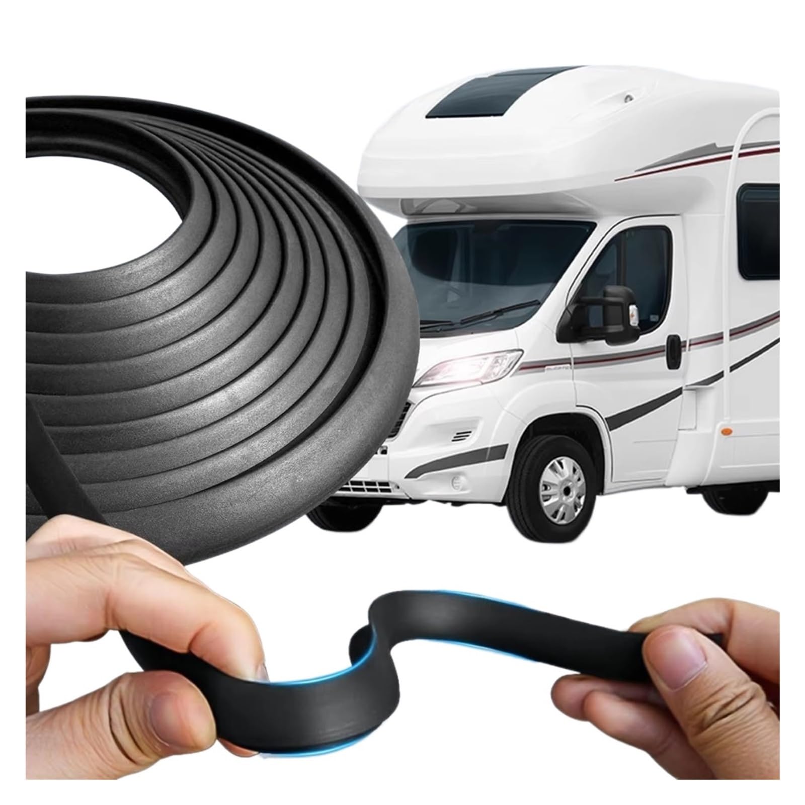 Car Rubber Sealing Strips for Automotive Camper Boat Truck and Van RV Window Rubber Seal Strip Locking Gasket Edge Weatherstrip Car Door Rubber Seal