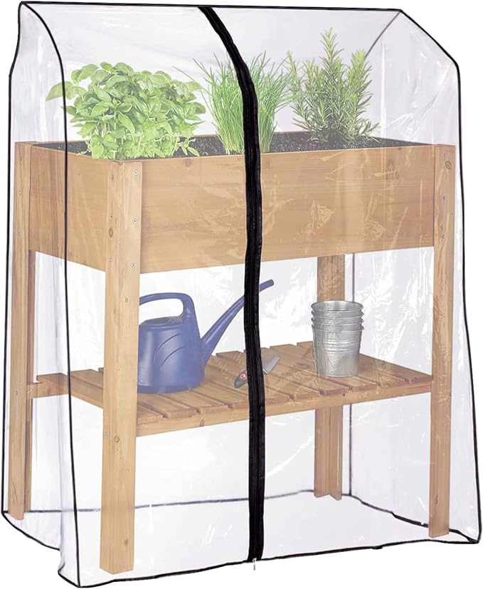 Hochbeet Abdeckung Hochbeet Abdeckhaube Wetterfest, PEVA Schutzhaube