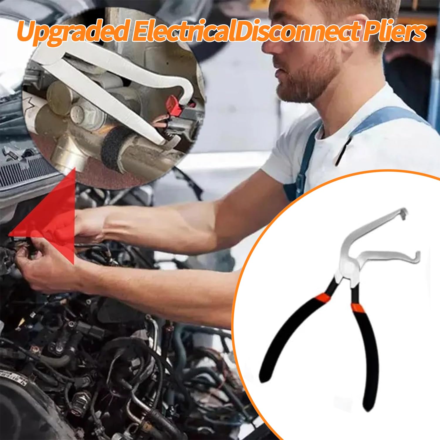 Pince à Tronçonner électrique, Longue Pince Pour Enlever Les Bougies D Pince Electrique De Voiture Pince Pour Separer Les Fiches Electriques Pour Vehicules Automobiles Collier De 88730207