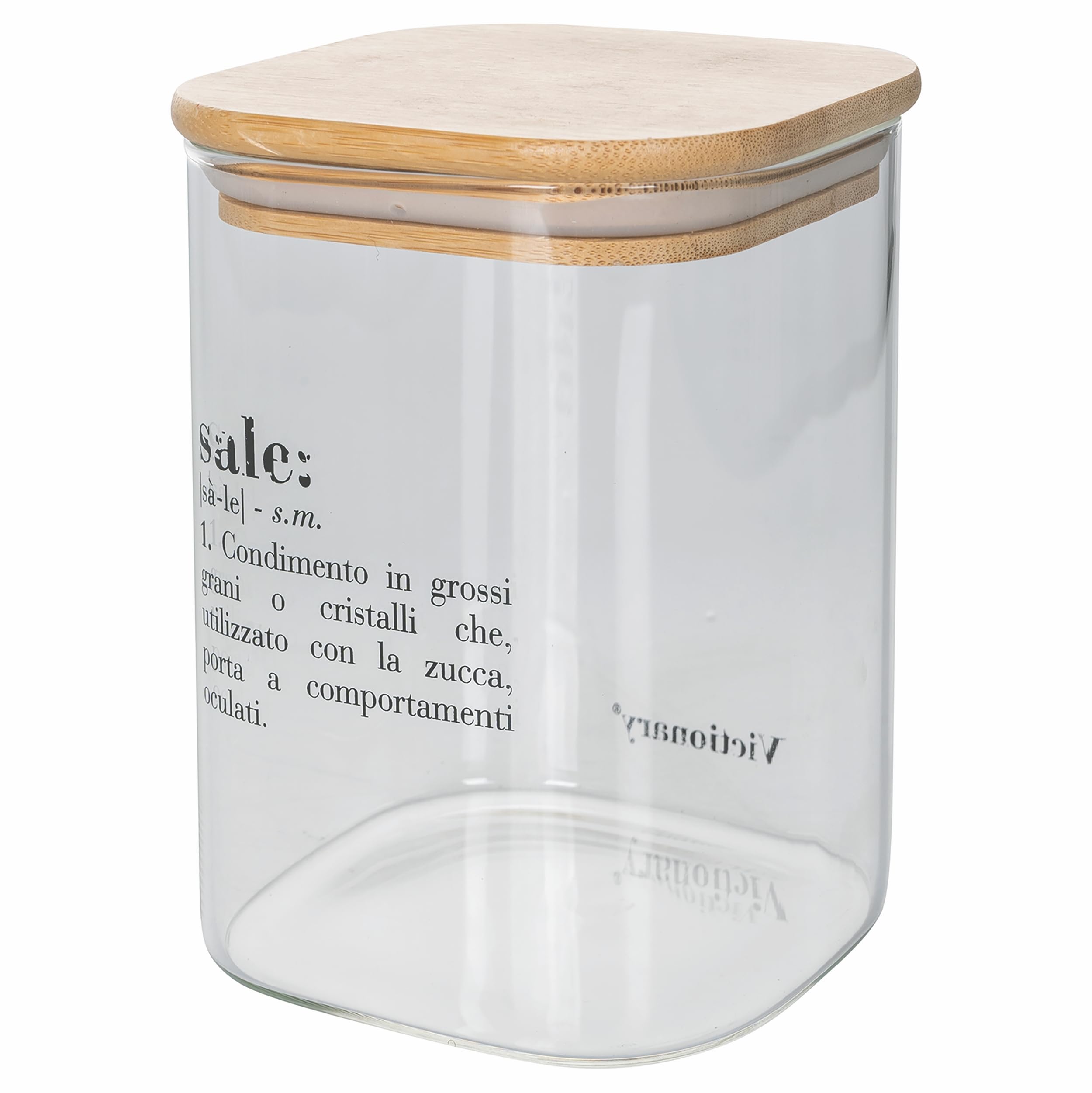 Villa D'Este Home Tivoli Formaggiera In Vetro 400 Ml, Con Coperchio E Cucchiaino