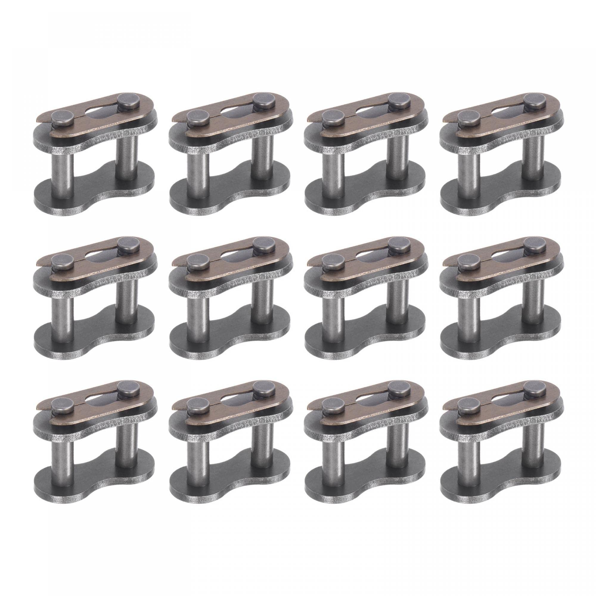 uxcell 16Pcs #60 Chain Master Connector Link Roller, 3/4" Pi -1