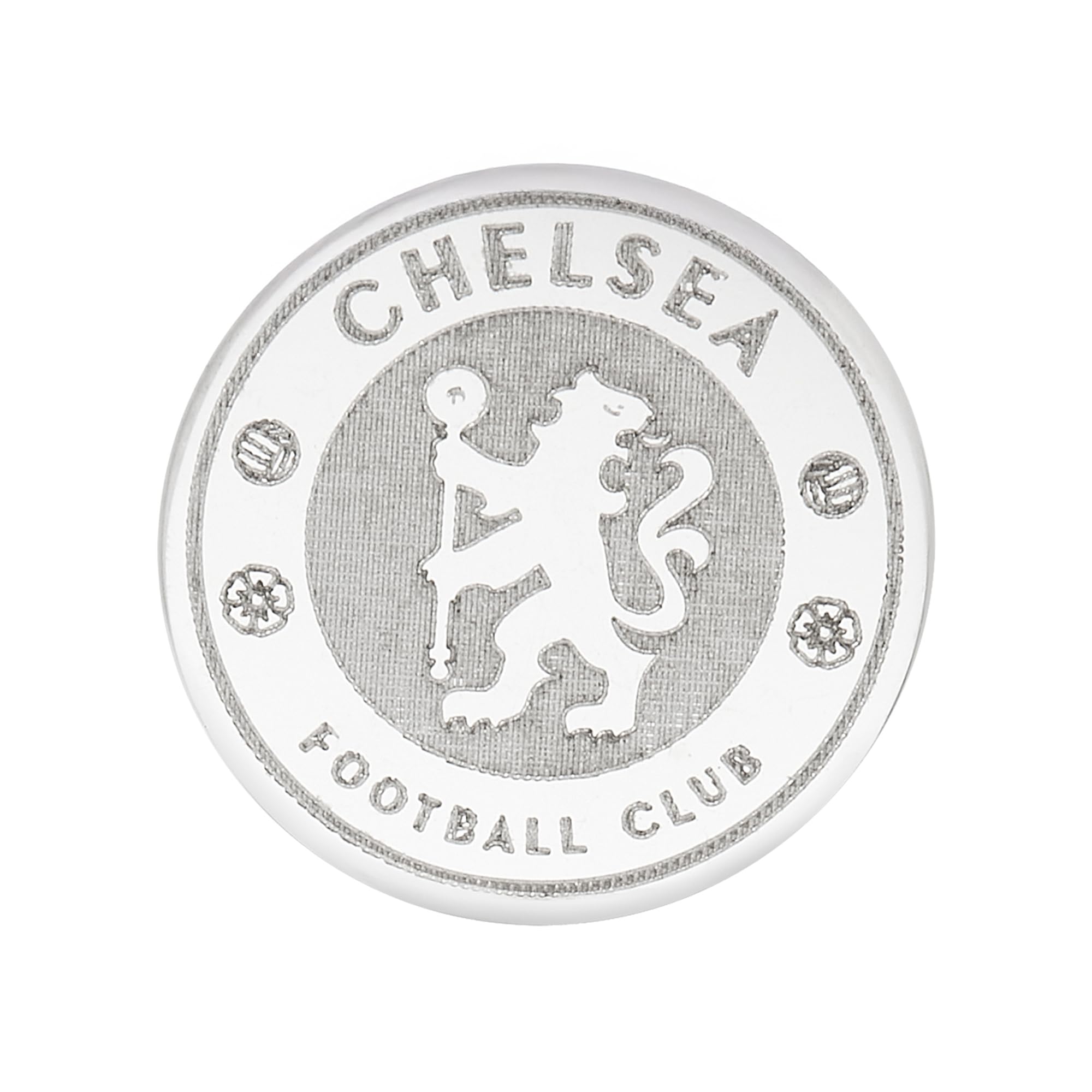 Official Chelsea FC Crest Earring - Hypoallergenic Stainless Steel - Single