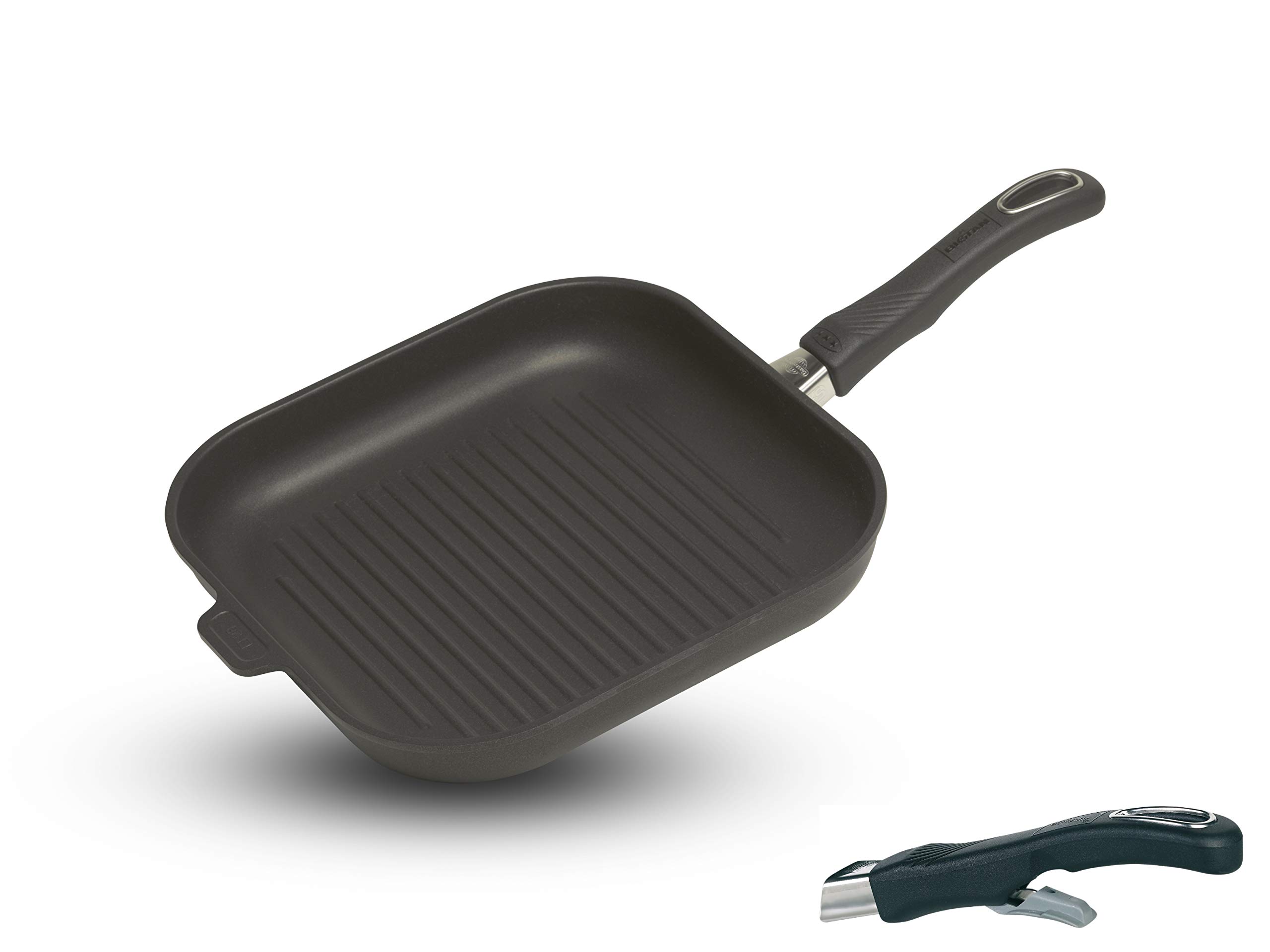 Gastrolux - Biotan Bistecchiera INDUZIONE 28x28cm manico removibile 17428A