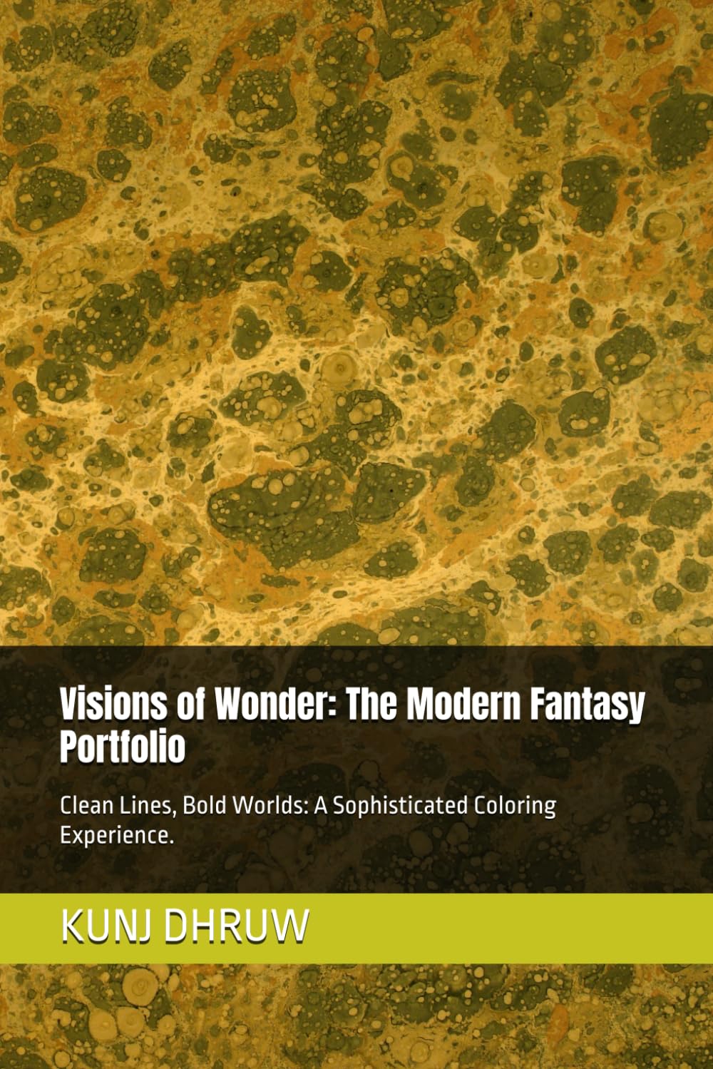 Visions of Wonder: The Modern Fantasy Portfolio: Clean Lines, Bold Worlds: A Sophisticated Coloring Experience.