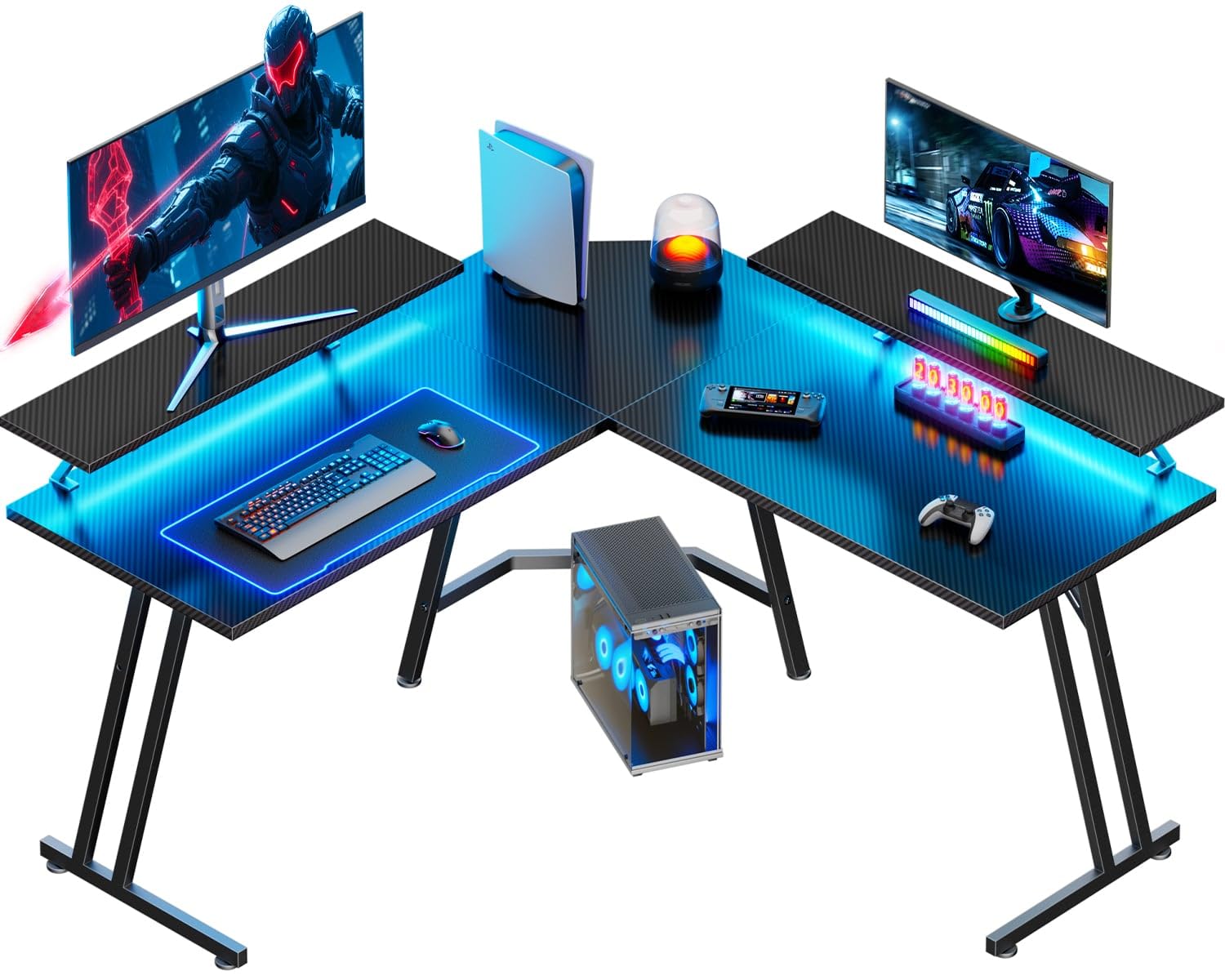 大特価■幅130 電動昇降デスク L字型 ゲーミングデスク スタンディングデスク 楽天市場】FlexiSpot ゲーミングデスク GT1LJA | 送料込み L字型